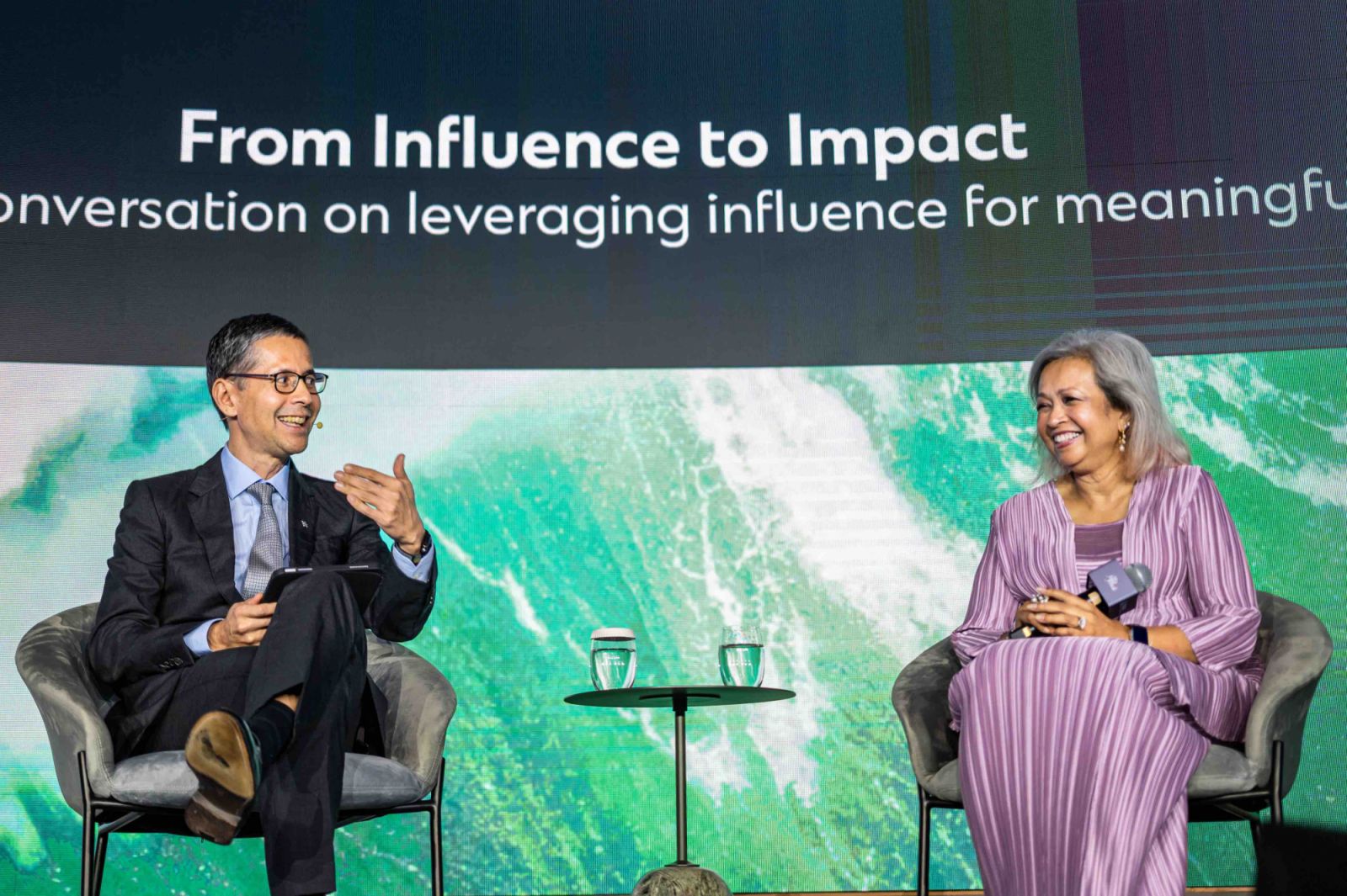 Patrick Lee and Marina Mahathir (Photo: Max Chan/Tatler)