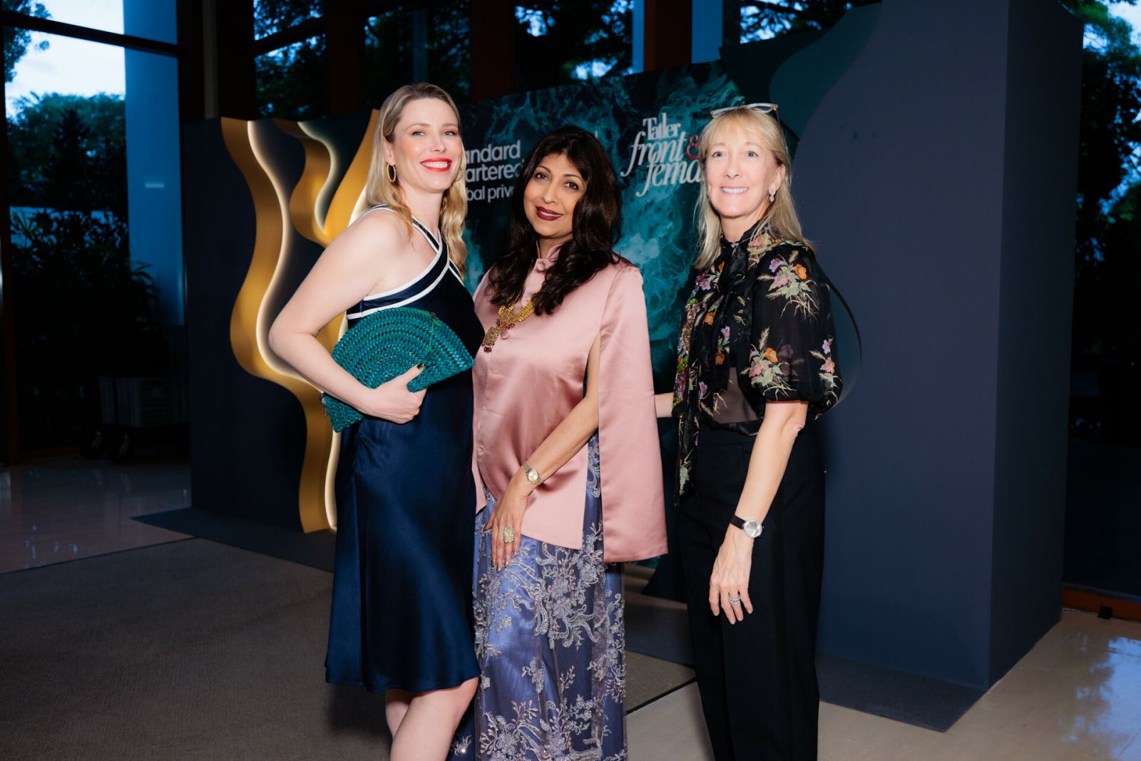 Kiera Chaplin, Vibha Bakshi and Marisa Drew (Photo: Adrian Lee/Tatler)