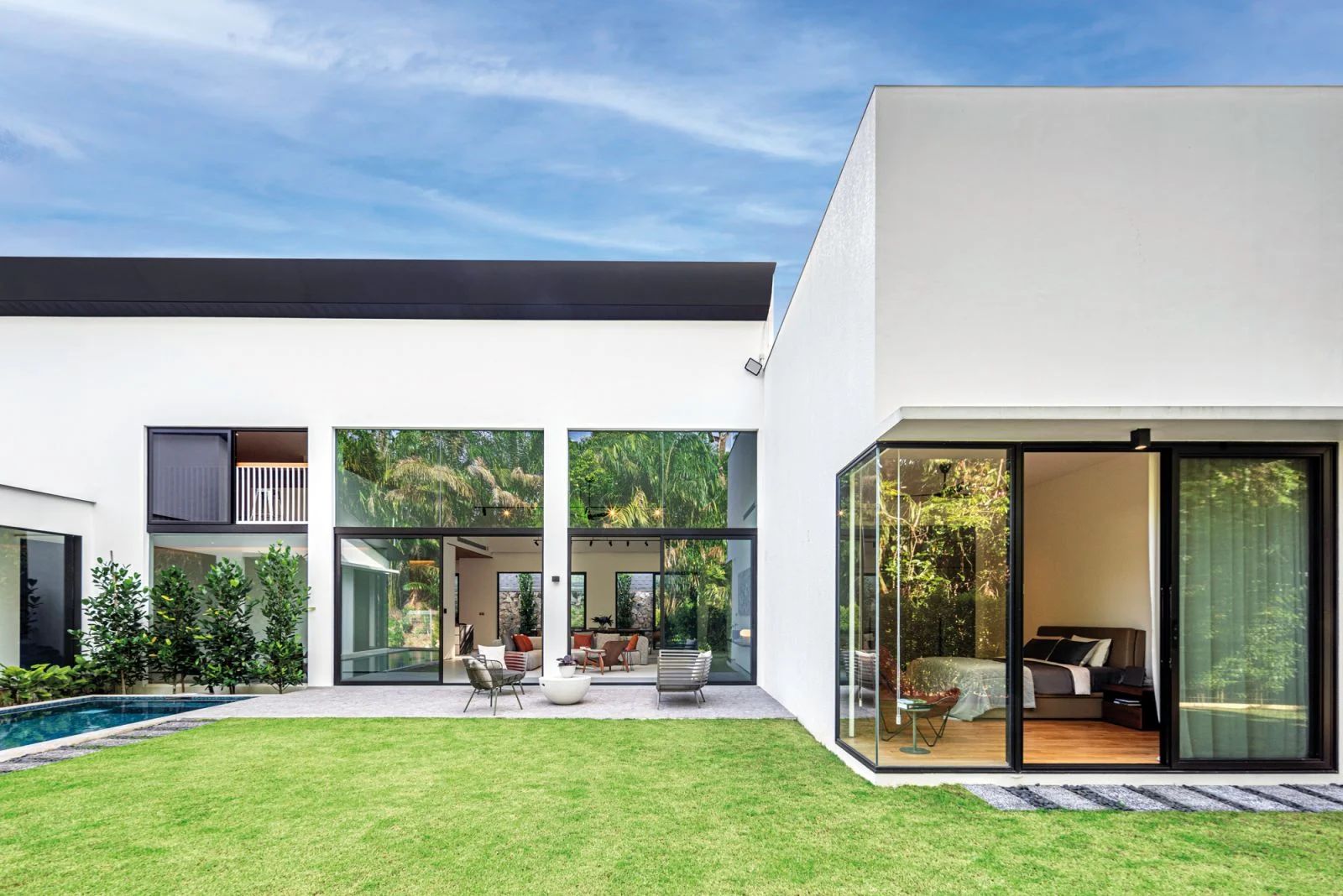 With its breezy spaces and easy access to the outdoors, the home is a rejuvenating haven for the family