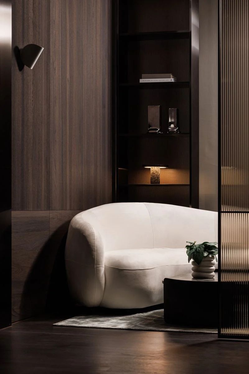 A cosy and luxurious corner of the penthouse
