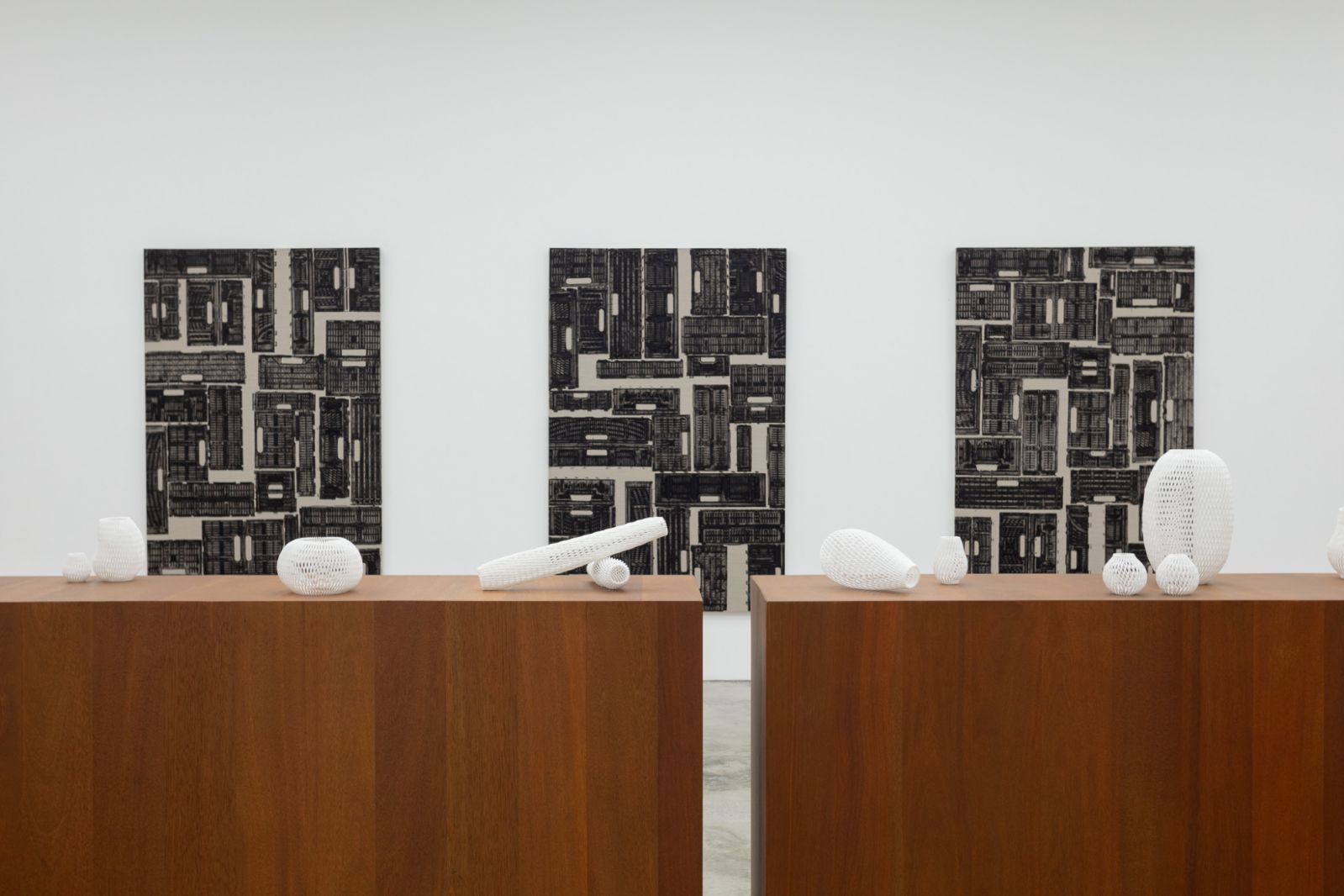 Installation image of Membranes by Nicole Coson at Silverlens Manila, 2025 (Photo: Silverlens Manila)