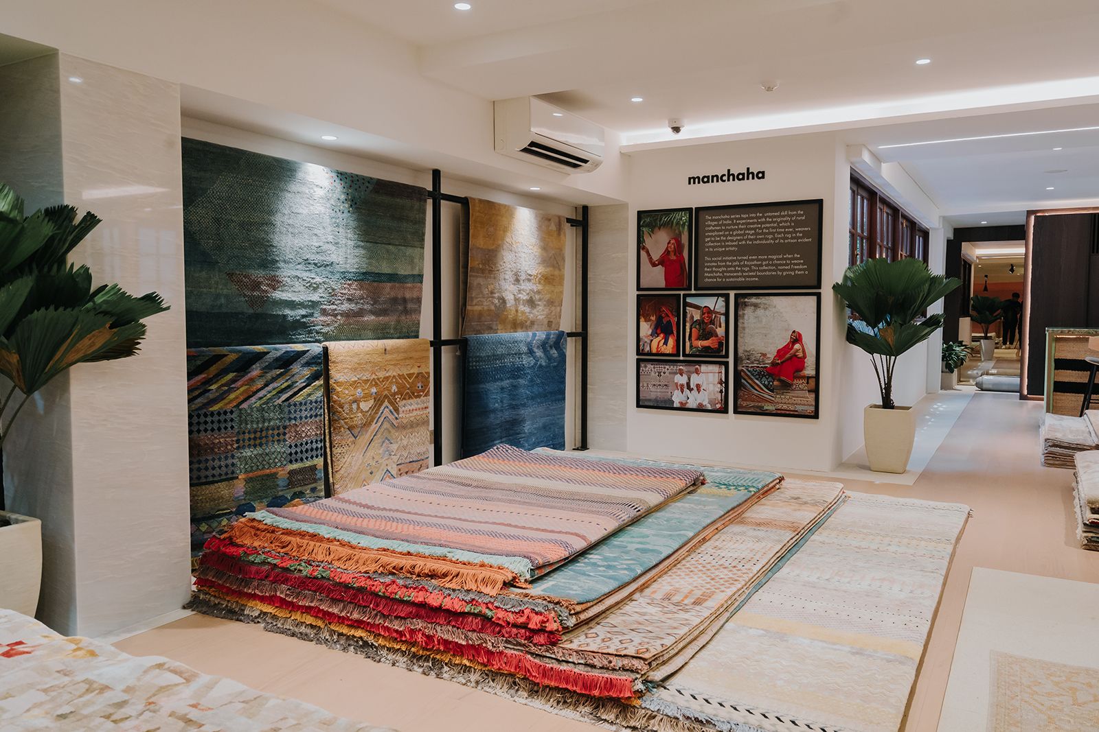 A view of the new Jaipur Rugs showroom in Singapore