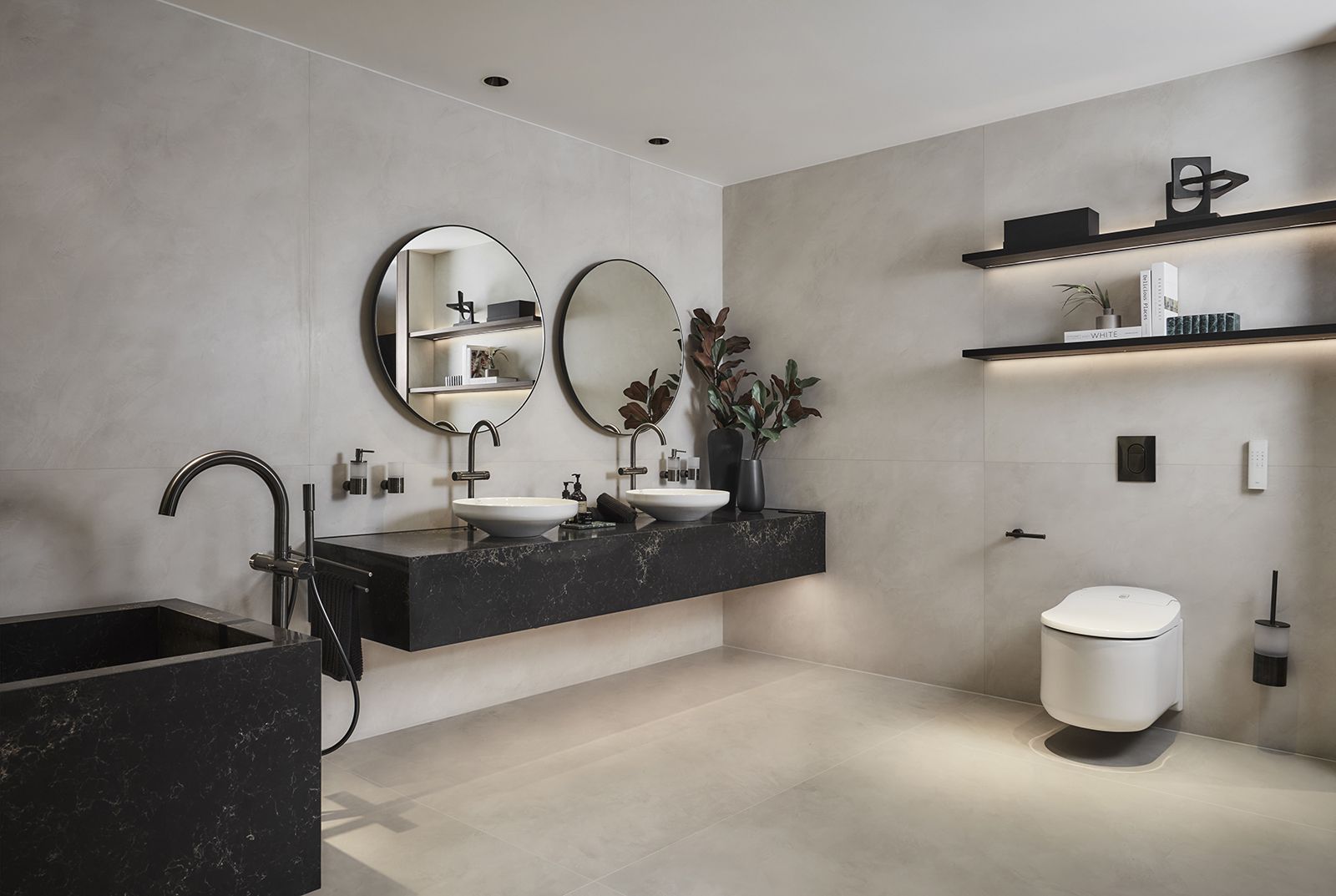 The Grohe Spa Atrio Private Collection is an elegant addition to any modern bathroom