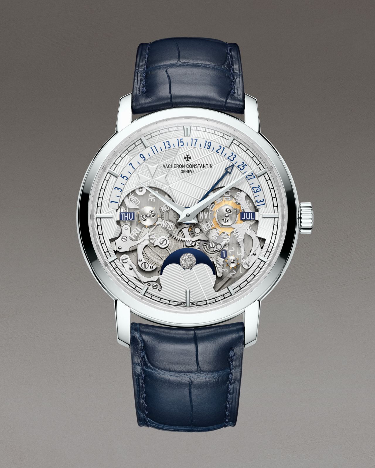 Vacheron Constantin Traditionelle Perpetual Calendar Retrograde Date Openface