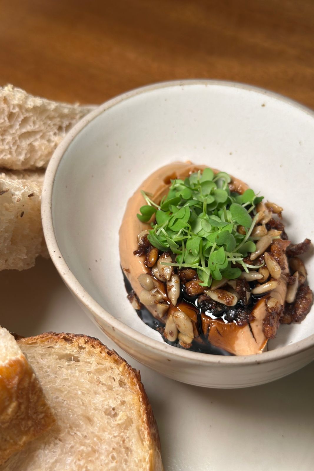 Chicken liver mousse from Tandem in Legazpi Village