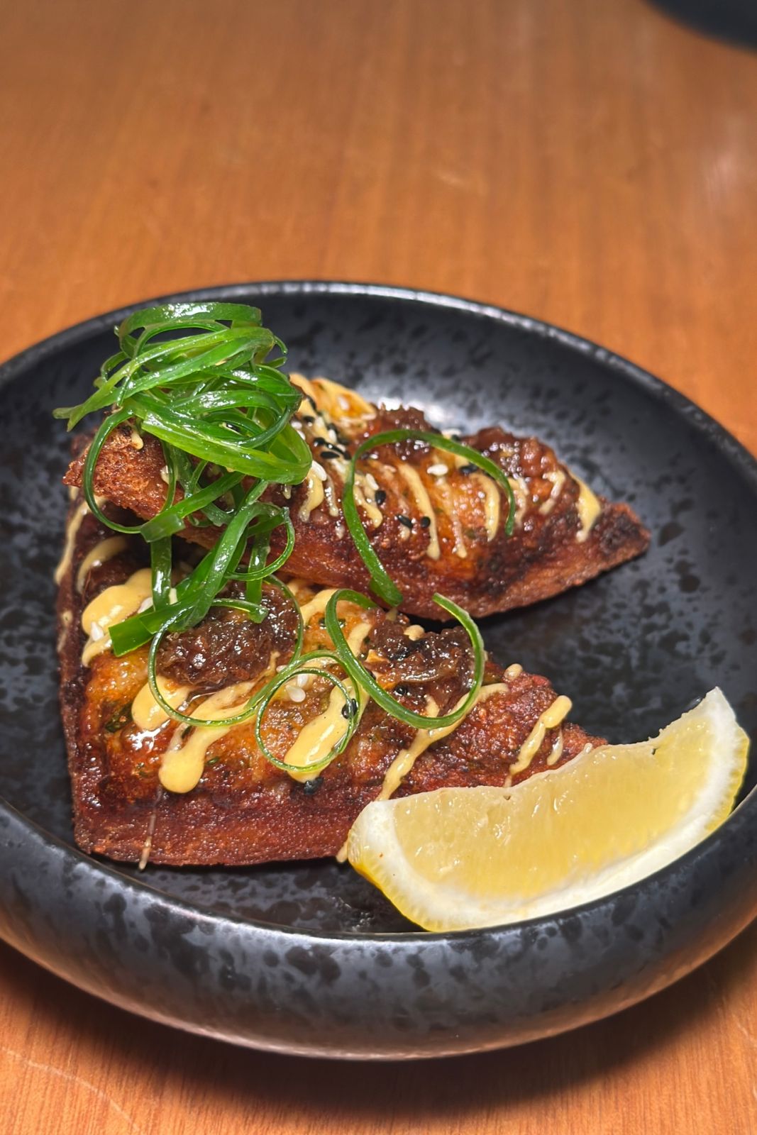 Shimp toast from Tandem in Legazpi Village