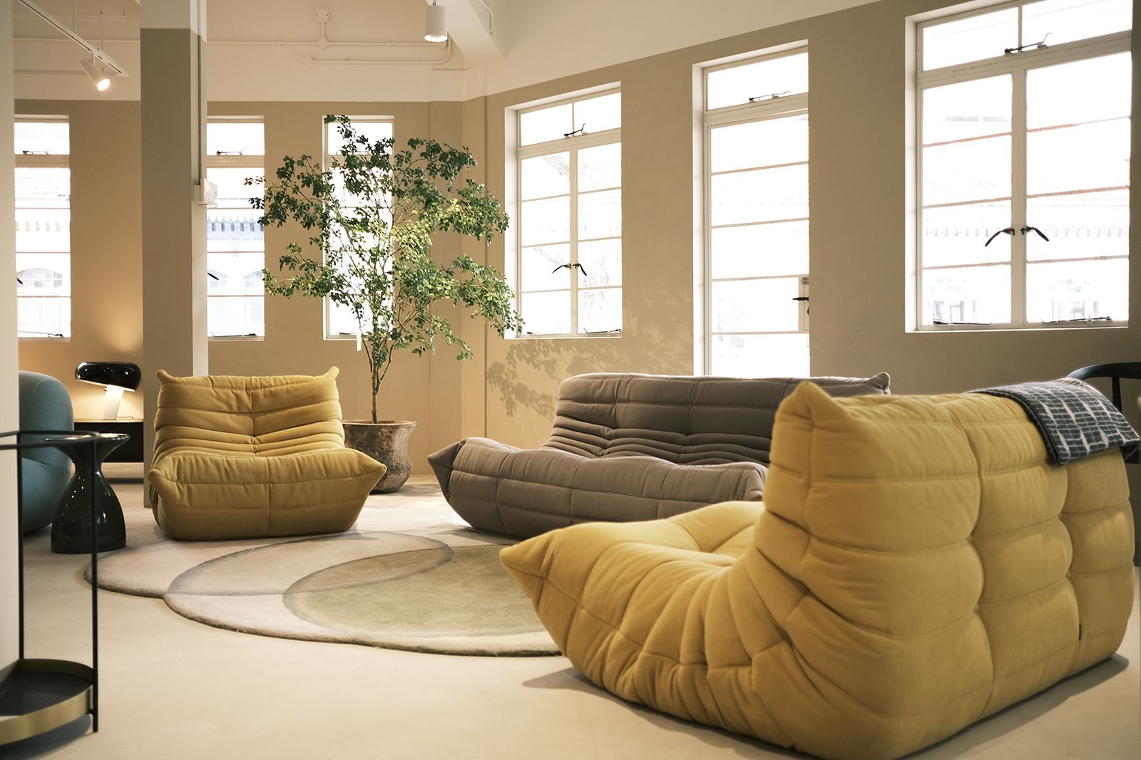 Experience the best selections from Ligne Roset—including the iconic Togo sofa—on the second floor