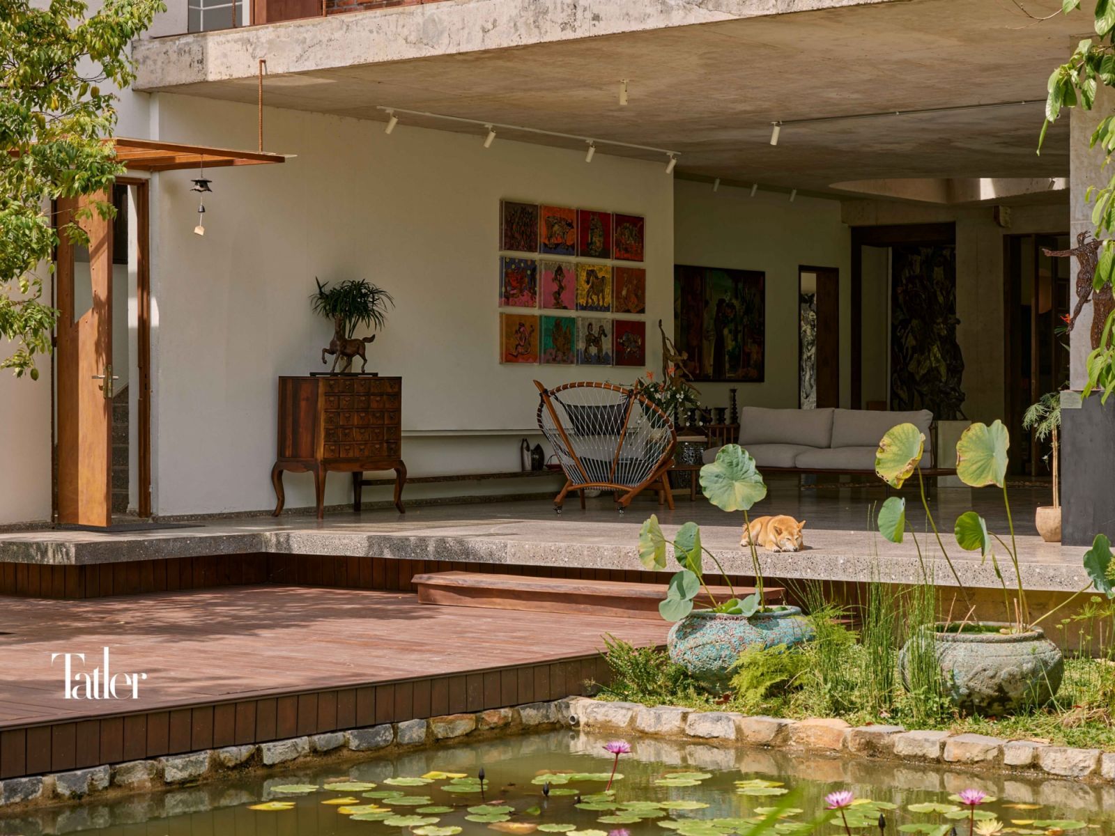 Villa of a nature-loving woman, designed by QBi Corp (Photo: RABHUU)