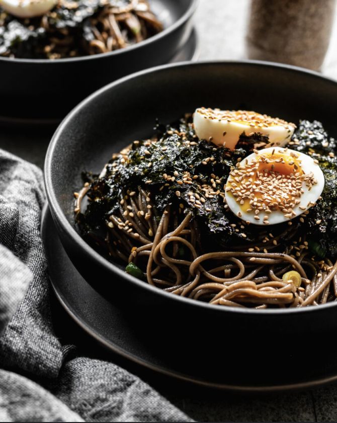 mie soba dengan minyak perila (Photo: The Subversive Table)