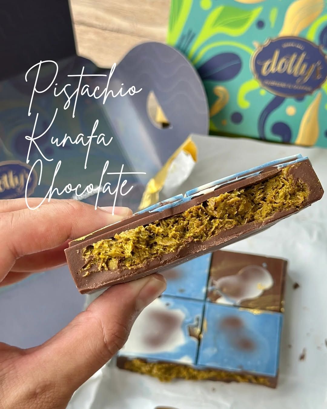 Dotty's Pistachio Kunafa Chocolate (Photo: Instagram / @mydottys)