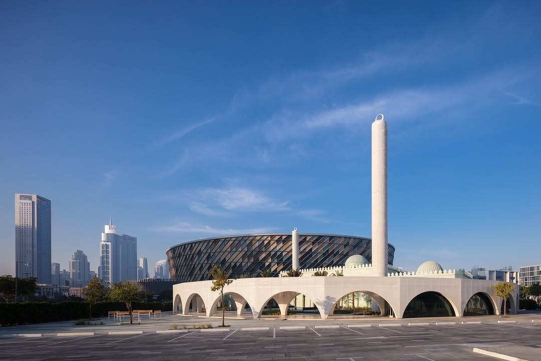 The Mosque of Reflection drew reference from the traditional Arabian mosque typology (Photo: Instagram / @waiwaidesign)
