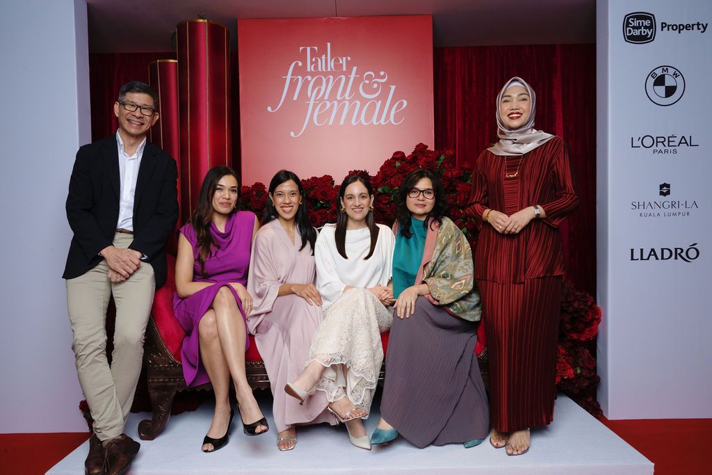 Malek Ali, Izzana Salleh, Datuk Nicol David, Mariana de Reyes, Suriani Kempe, and Abir Abdul Rahim