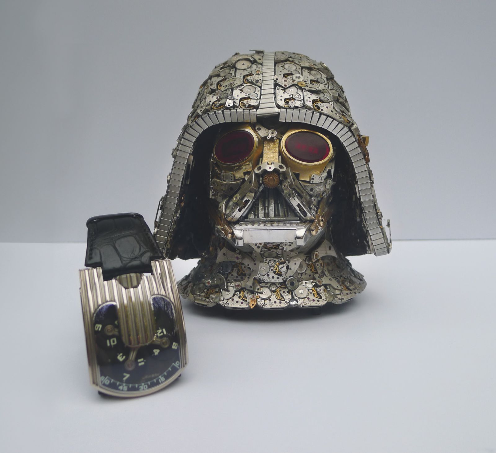 Darth Vader sculpture with the Urwerk 103.09 watch (Photo: courtesy of Dan Tanenbaum)