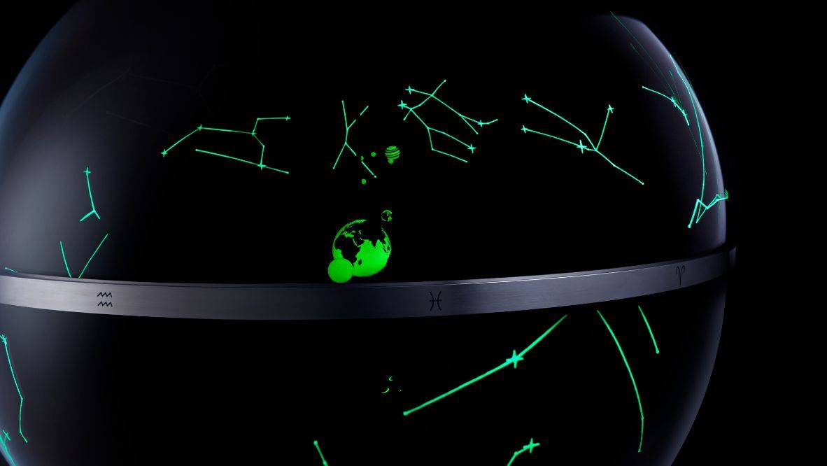 The titanium band dividing the spherical Jupiterium into Northern and Southern hemispheres