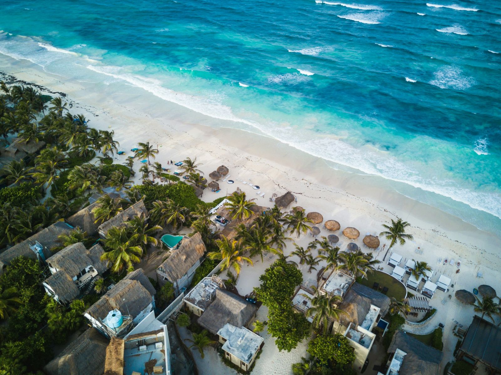 The pristine coastline in Tulum, Mexico (Photo: Spencer Watson/Unsplash)