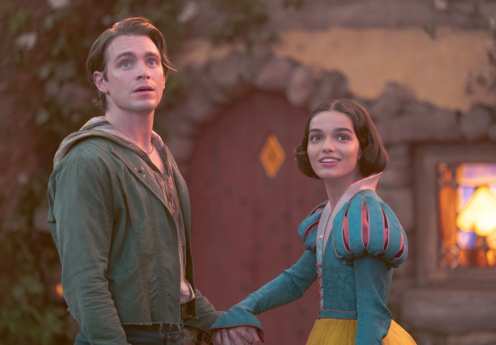 Andrew Burnap as Jonathan and Rachel Zeglar as Snow White (Photo: Courtesy of Disney)
