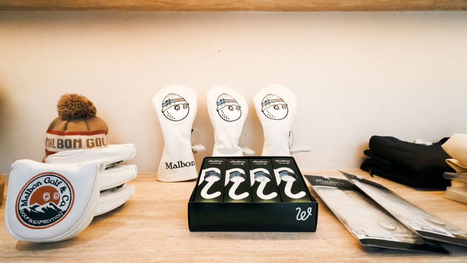 A selection of items up for grabs at the Malbon Golf flagship store (Photo: Kryss Rubio)