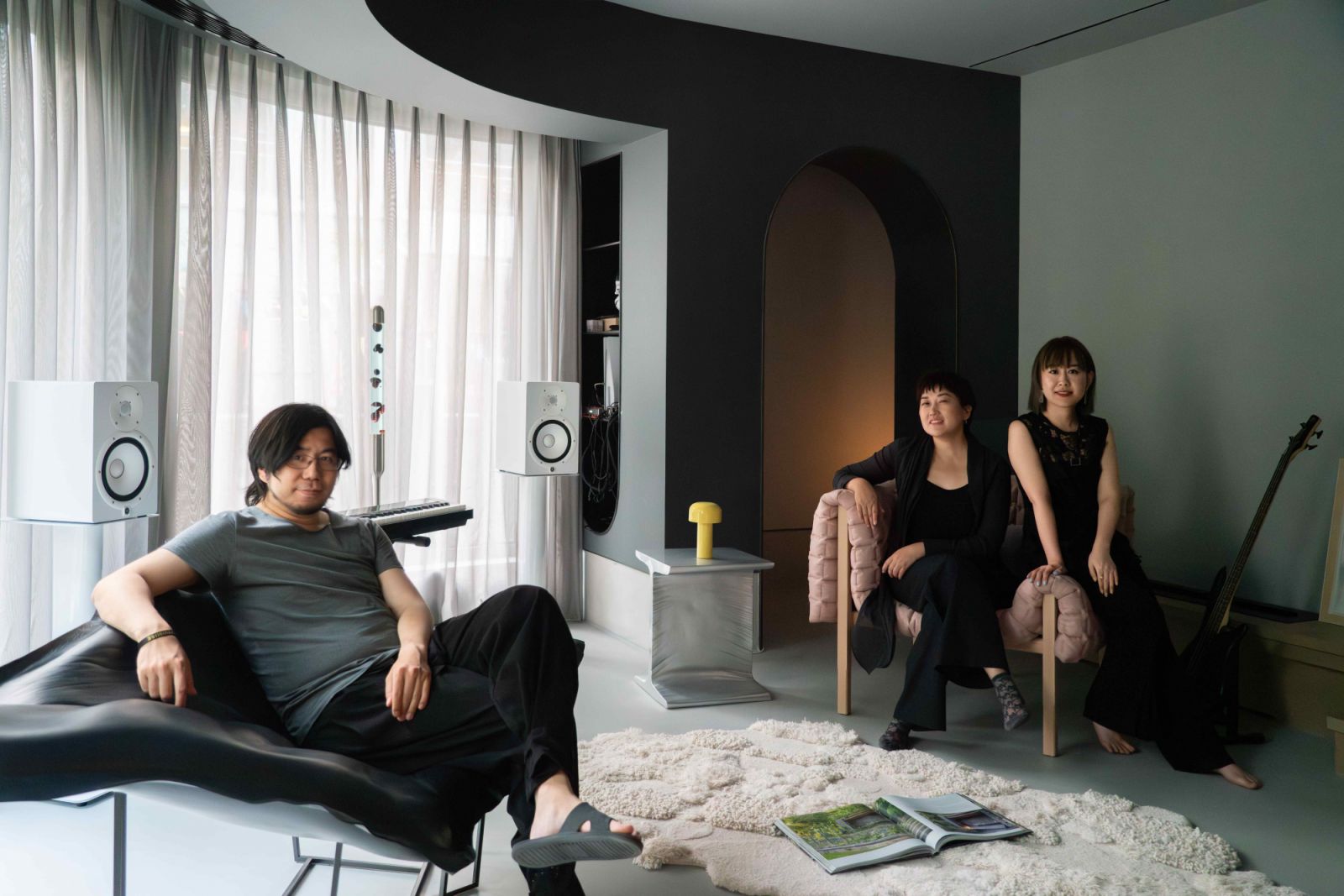 PING Design founder and chief designer Zhang Ping, MEP consultant Kang Zheng, and project designer Yang Xiunan