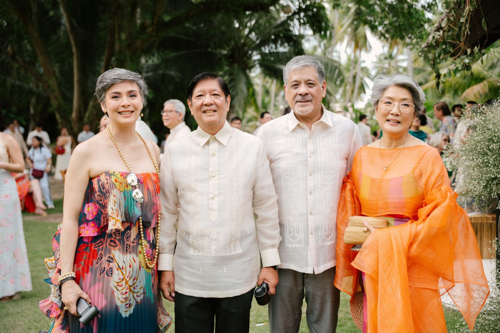 Dawn Zulueta, President Ferdinand Marcos, Jr, Anton Lagdameo, Irene Marcos-Araneta