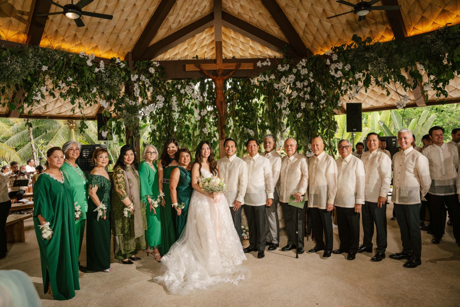 Maricris Brias, Marissa Floirendo, Diana Ydia, Ica Sebastian, Maite Bayot, Eileen de Castro, Metzi Ticsay, Caterina and Luigi, President Ferdinand Marcos, Jr, Anton F Lagdameo, Jr, Ernesto Lagdameo, Jr, Ernest Escaler, Renato de Guzman, Dinky Gutierrez, JM Lagdameo