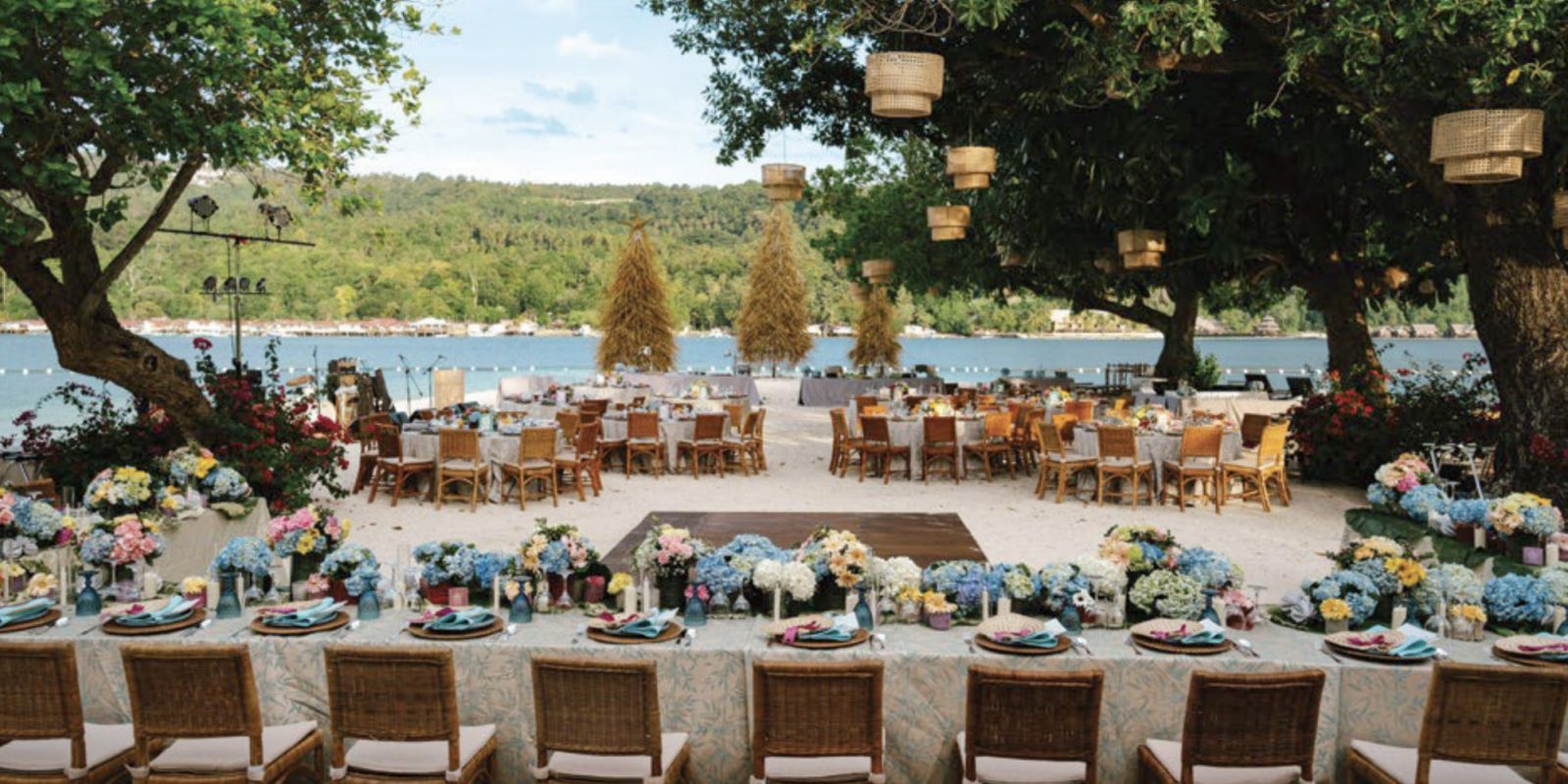 The wedding at the Floirendo Family’s Pearl Farm Beach Resort