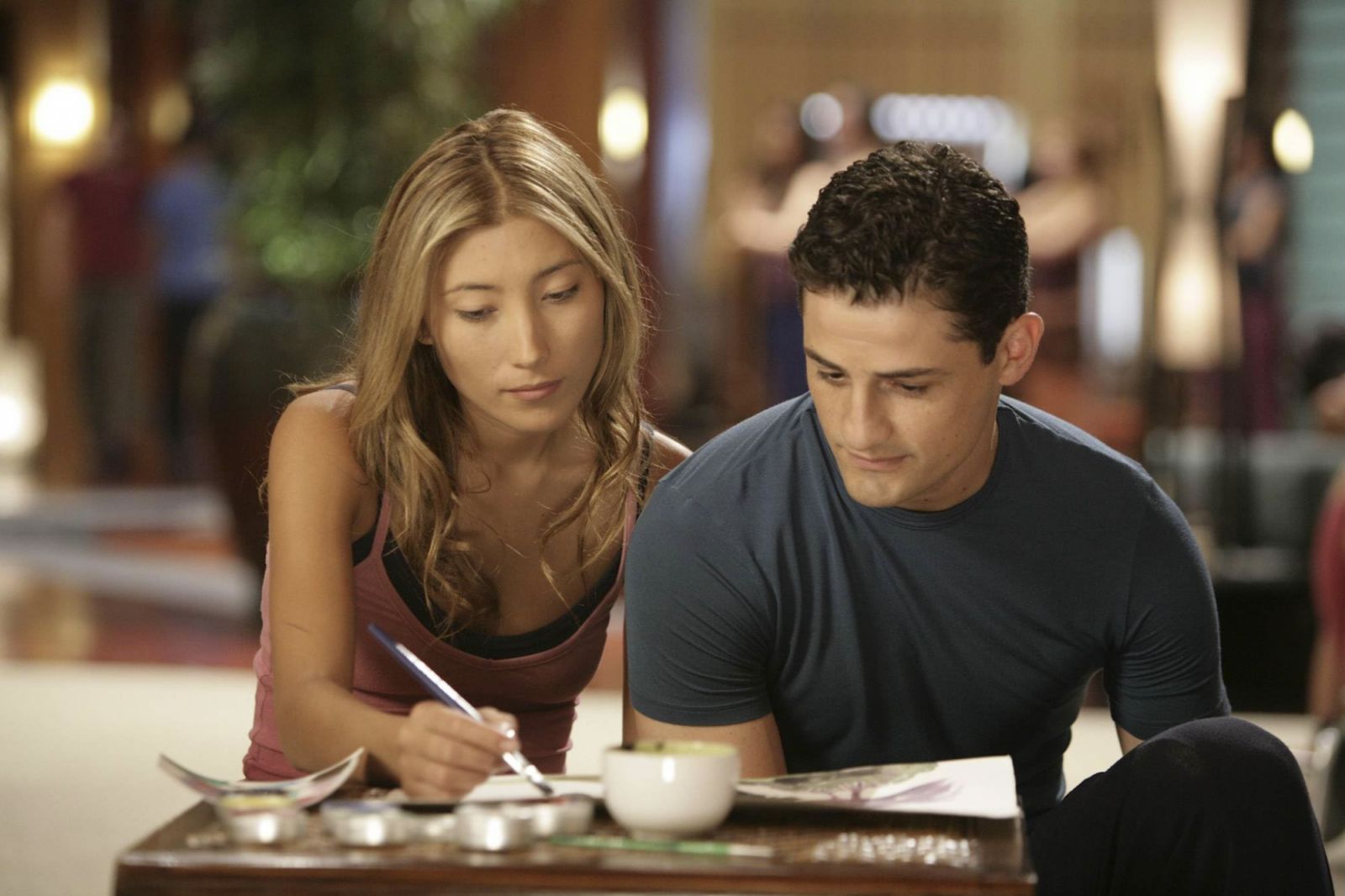 Dichen Lachman and Enver Gjokaj in Dollhouse (Photo: IMDB)