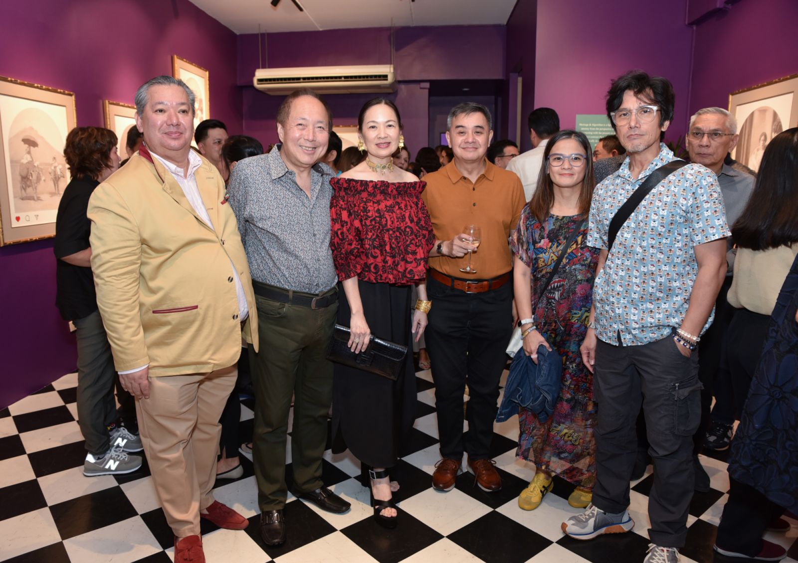 Jonathan Matti, Paulino and Hetty Que, Yorkie Gomez, Pam Yan and John Santos (Photo: Willy Saw)
