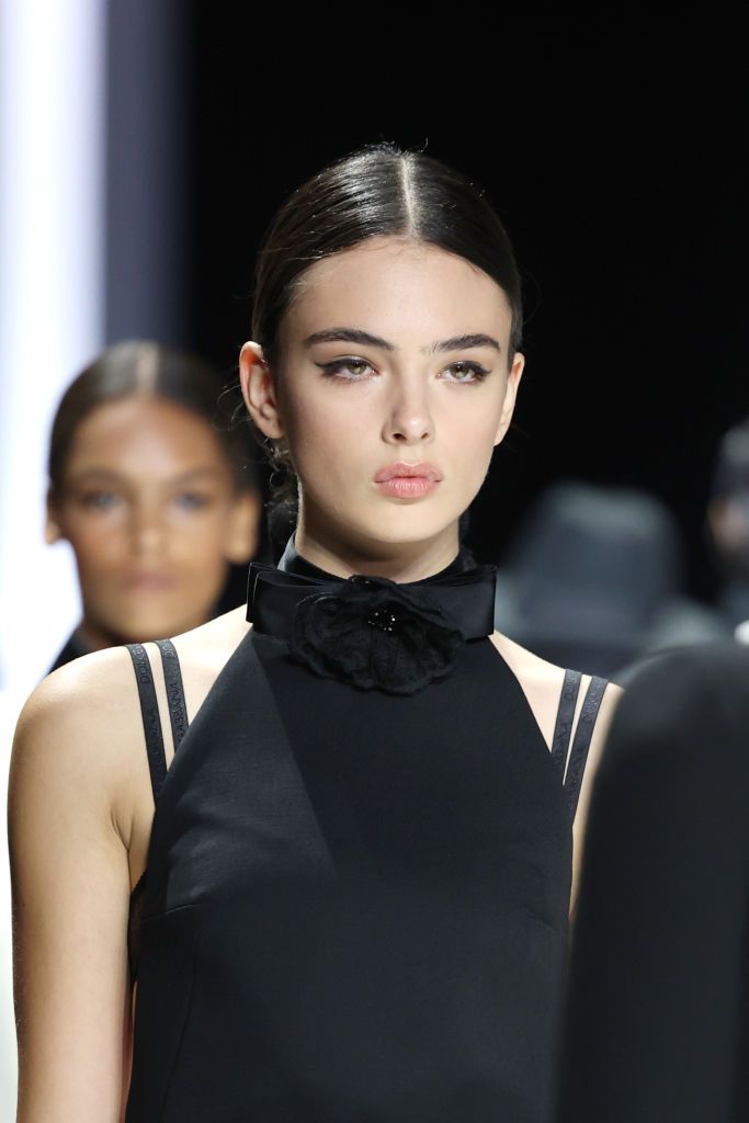 MILAN, ITALY - SEPTEMBER 23: Deva Cassel walks the runway at the Dolce&Gabbana fashion show during the Milan Fashion Week Womenswear Spring/Summer 2024 on September 23, 2023 in Milan, Italy. (Photo by Daniele Venturelli/WireImage)