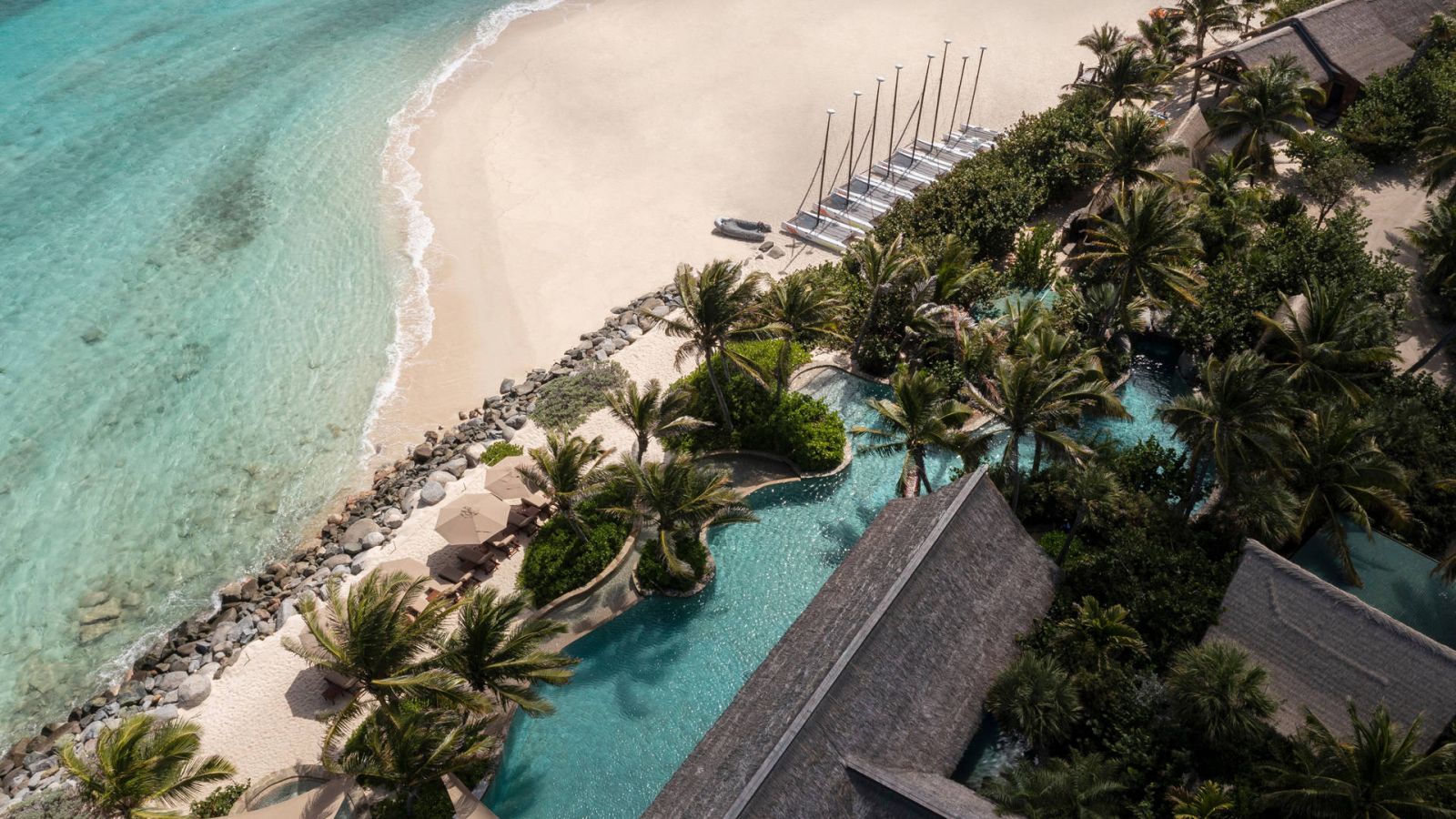 Necker Island main beach, British Virgin Islands (Photo: Instagram/@virginlimitededition)