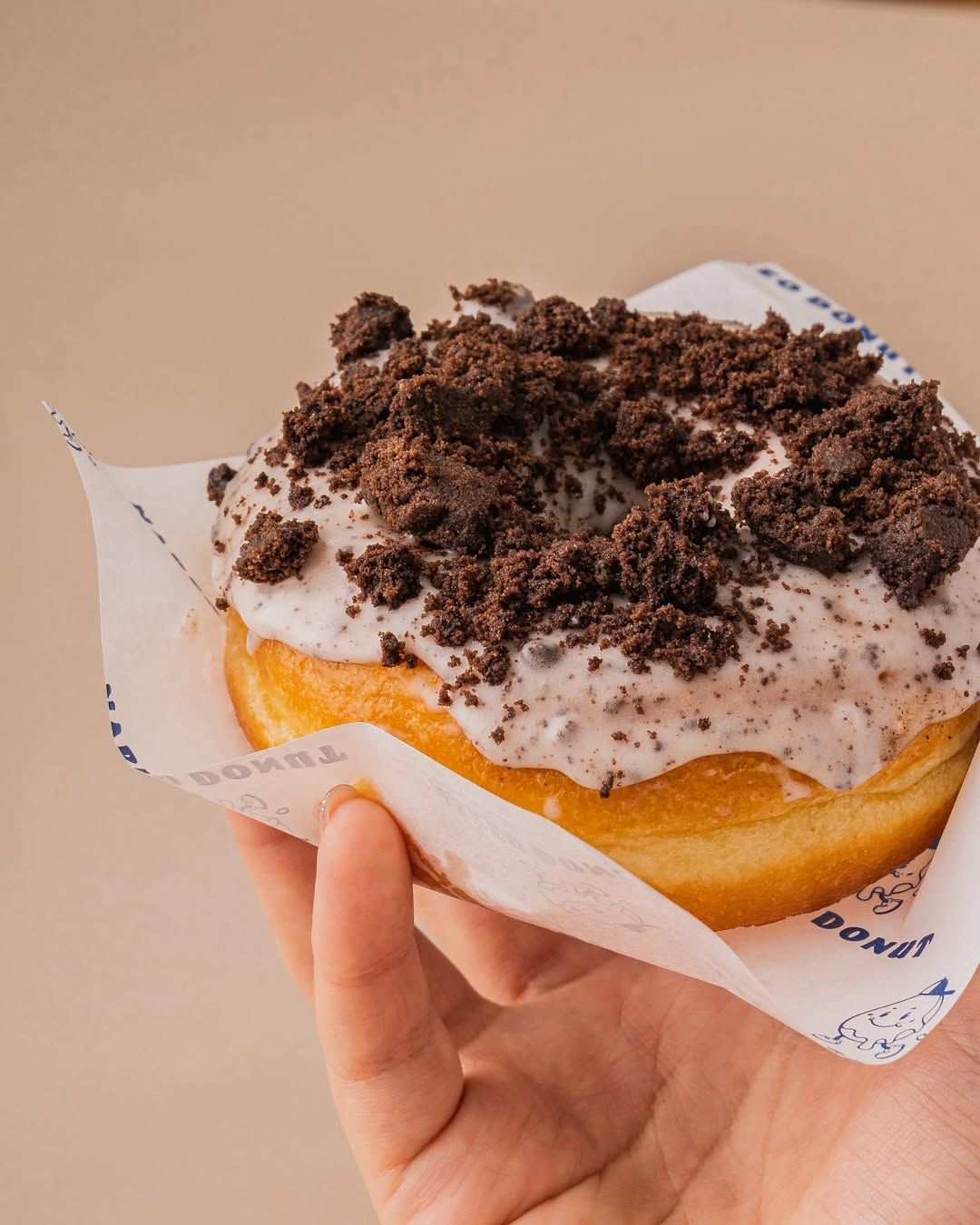 Cookies & Cream made from scratch (Photo: Instagram / @nareodonut