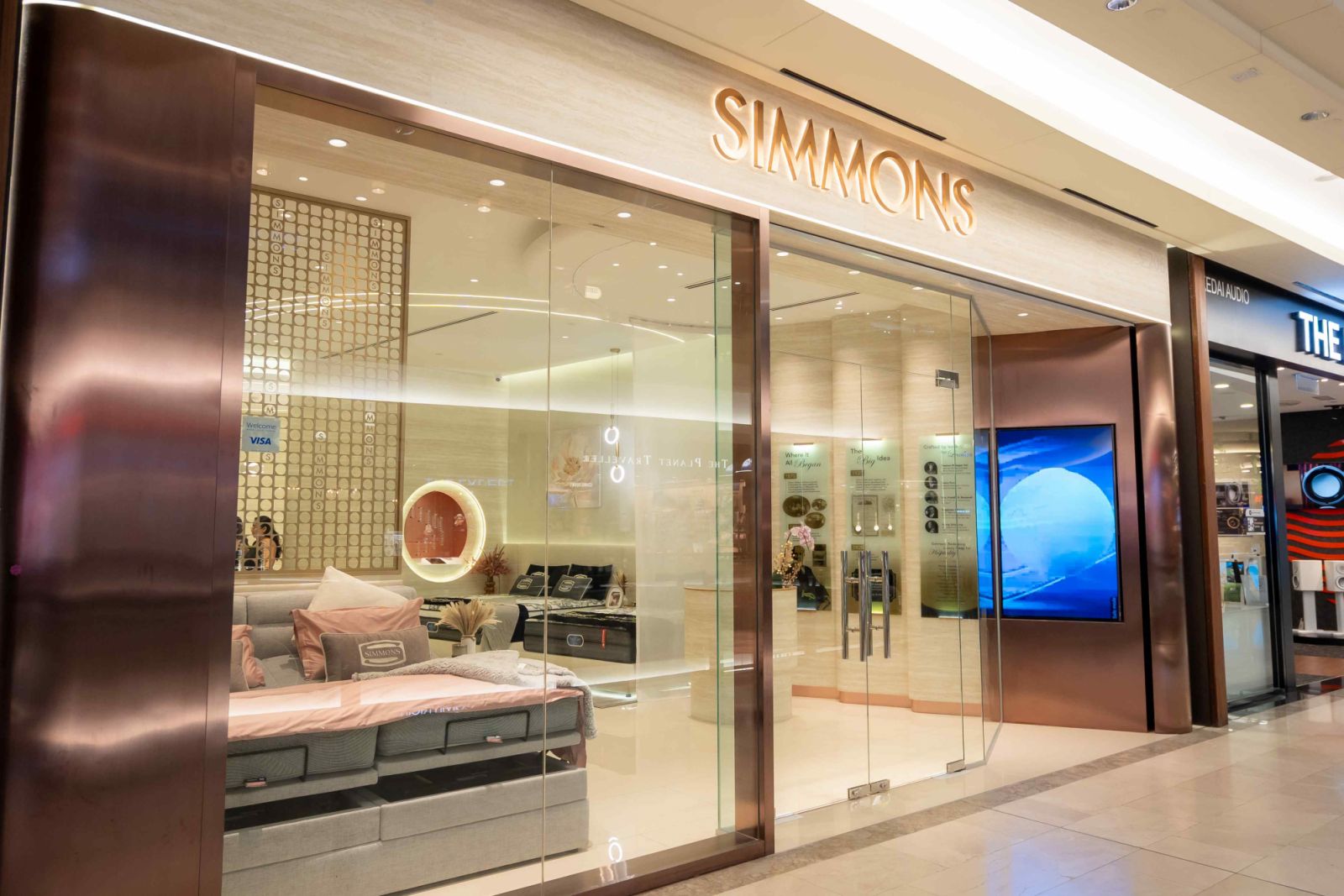 The newly opened Simmons store in The Gardens Mall