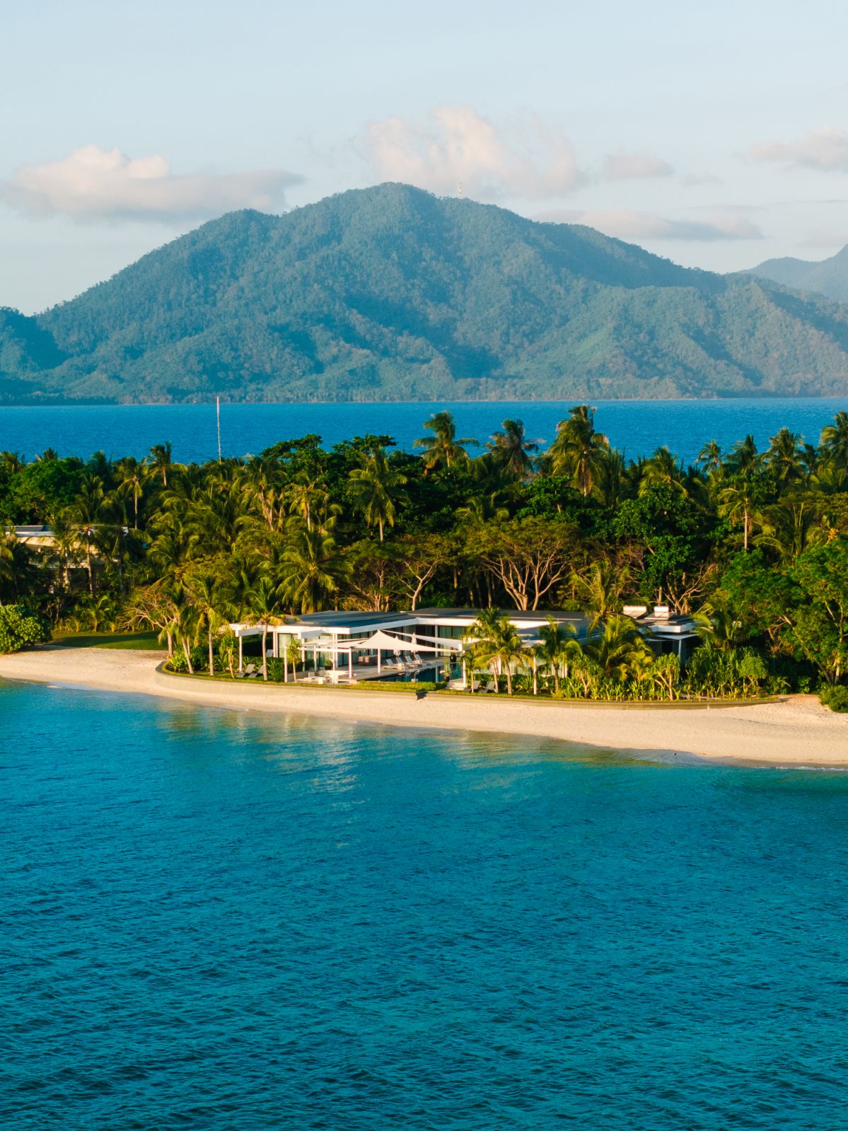 Banwa Private Island’s beachfront villas feature swimming pools filled with spring water (Photo: Courtesy of Banwa Private Island)