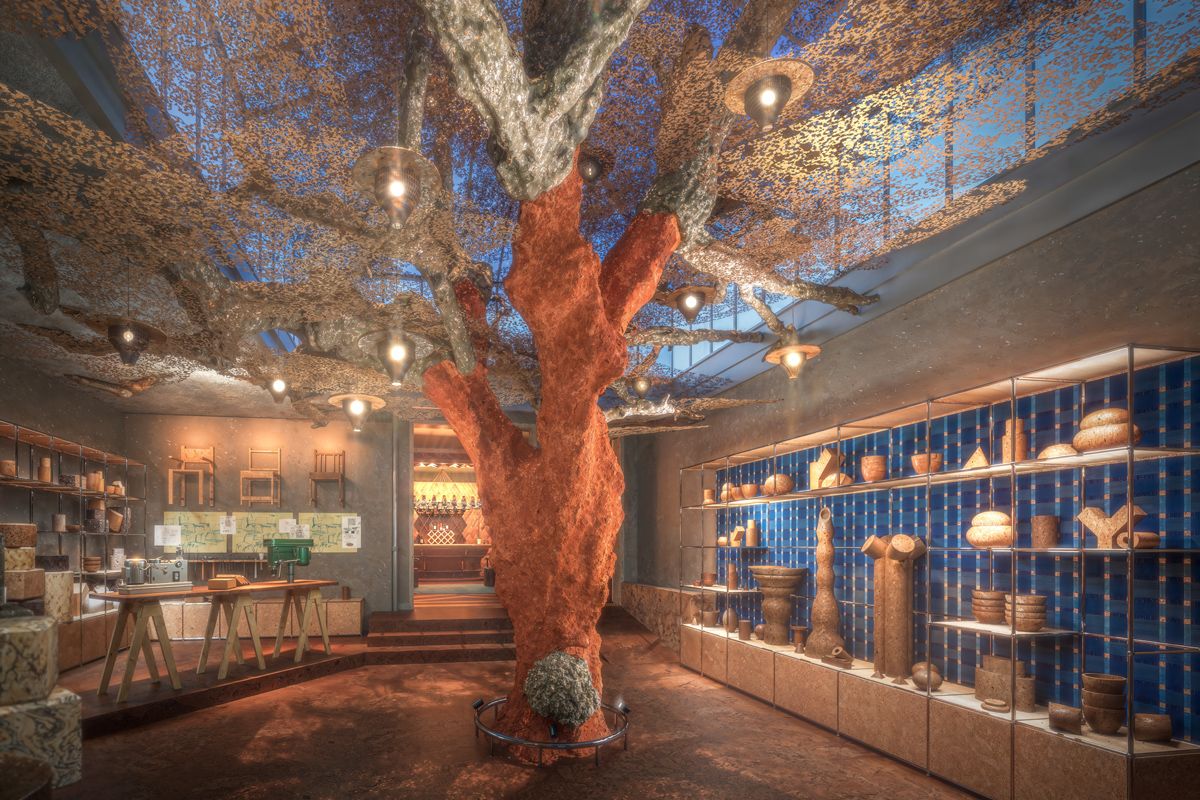 Casa Cork, a Milan Design Week 2025 installation by David Rockwell