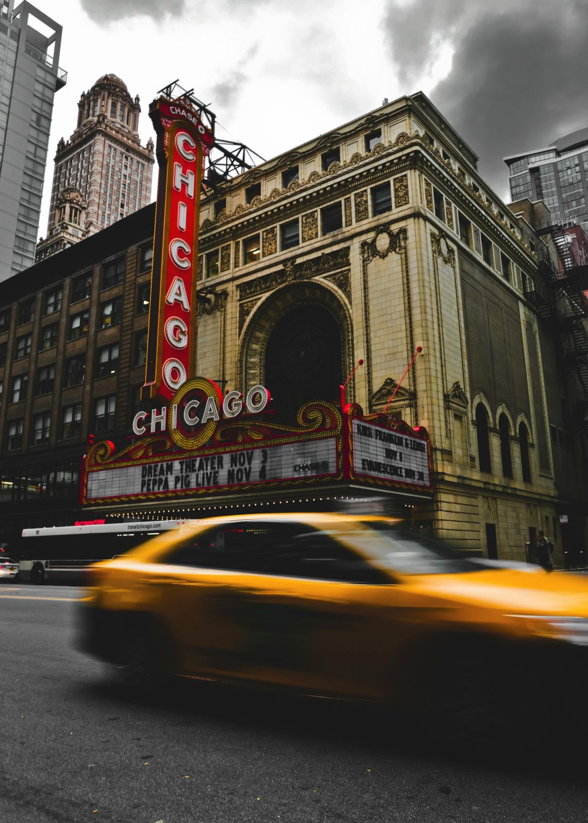 The Chicago Theatre in Illinois, designed by George Leslie Rapp and C.W Rapp (Photo: Pexels)