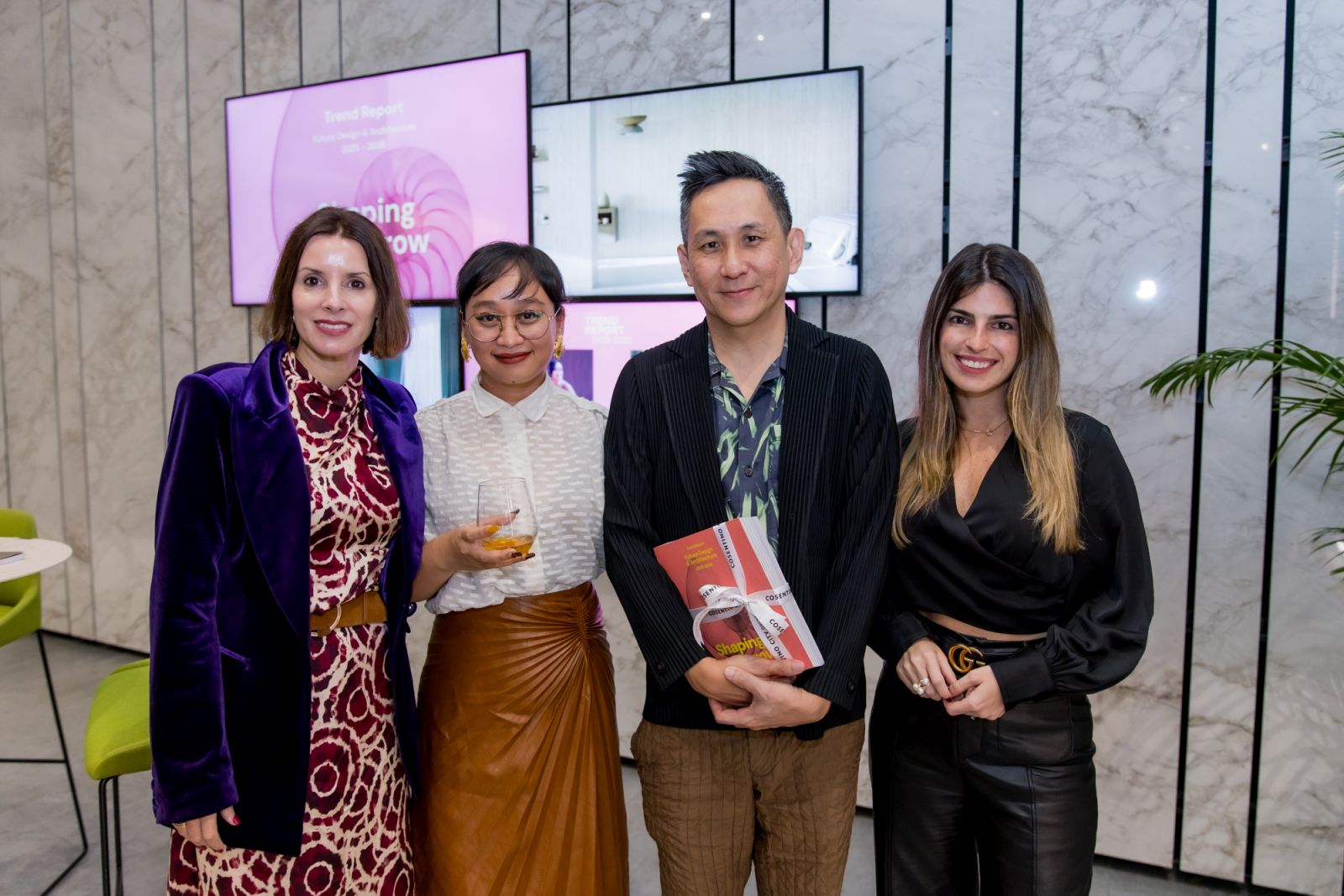 From left to right: Maria Fernandez, Asih Jenie, Alan Tay and Patricia Lyon