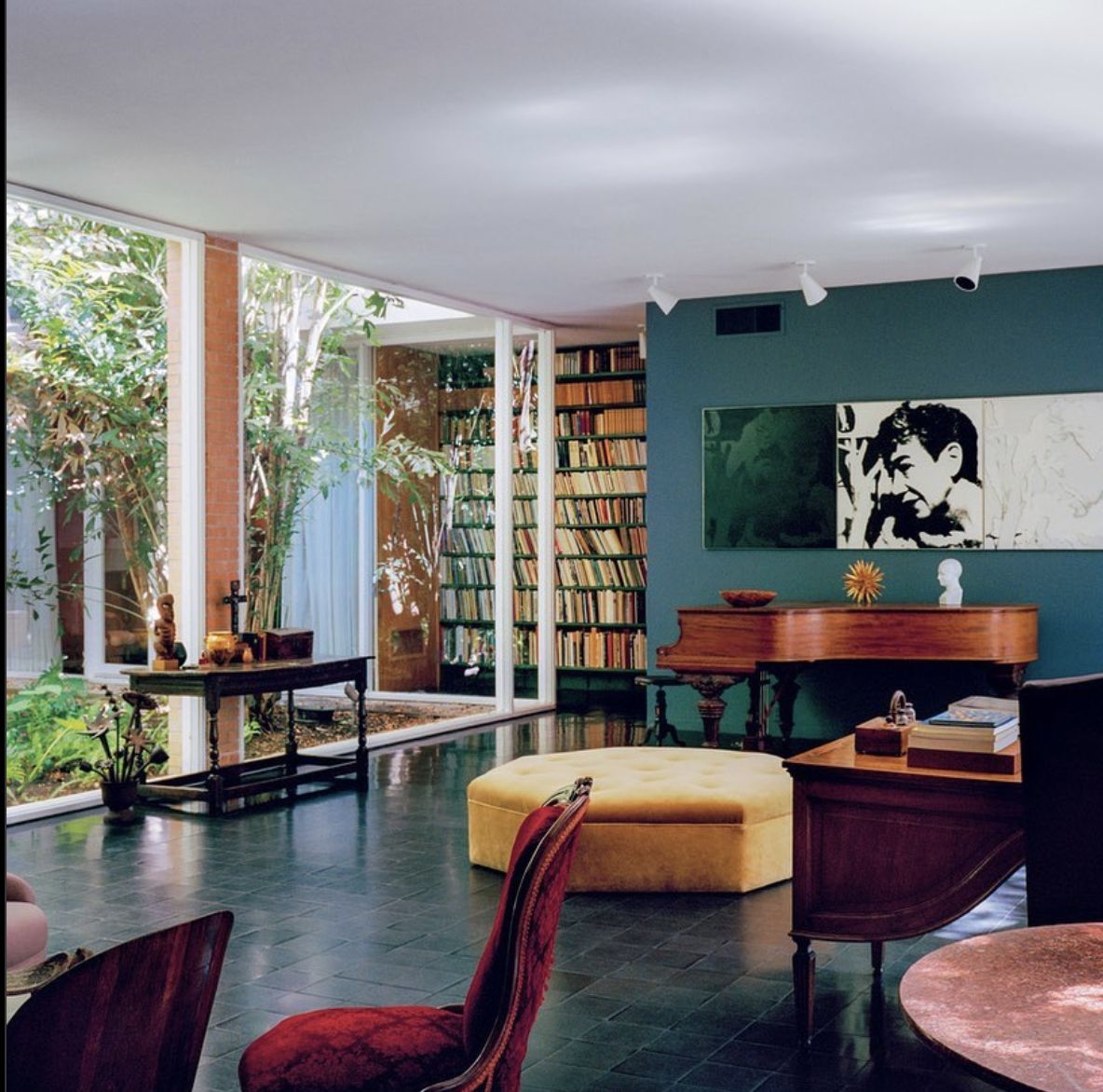 The interiors of the Menil House were designed by Charles James (Photo: Instagram/communedesign)