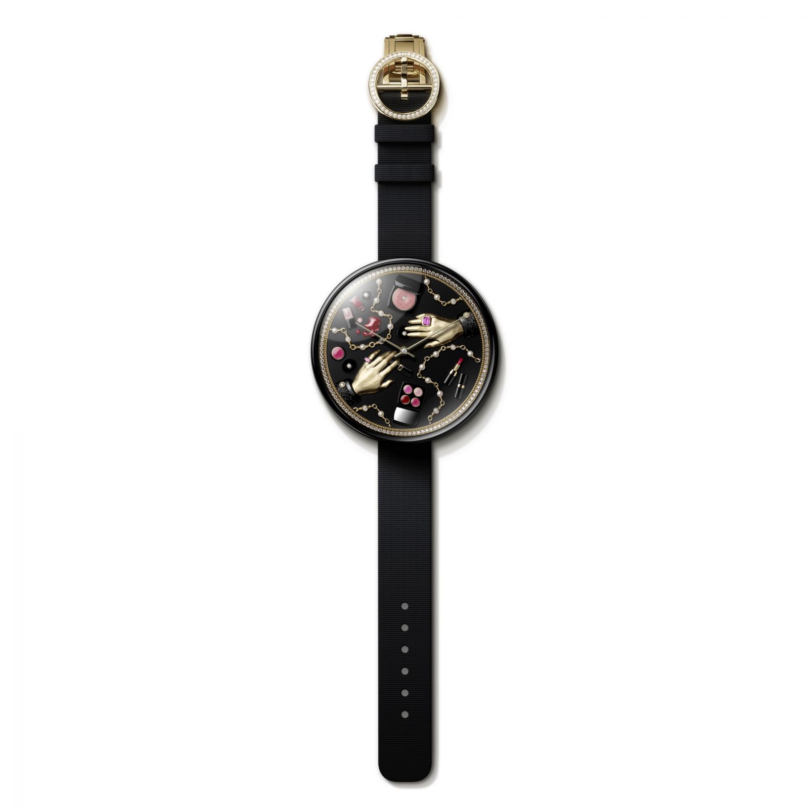 Mademoiselle Privé Pincushion “Beauty Art” watch (Photo: courtesy of Chanel)