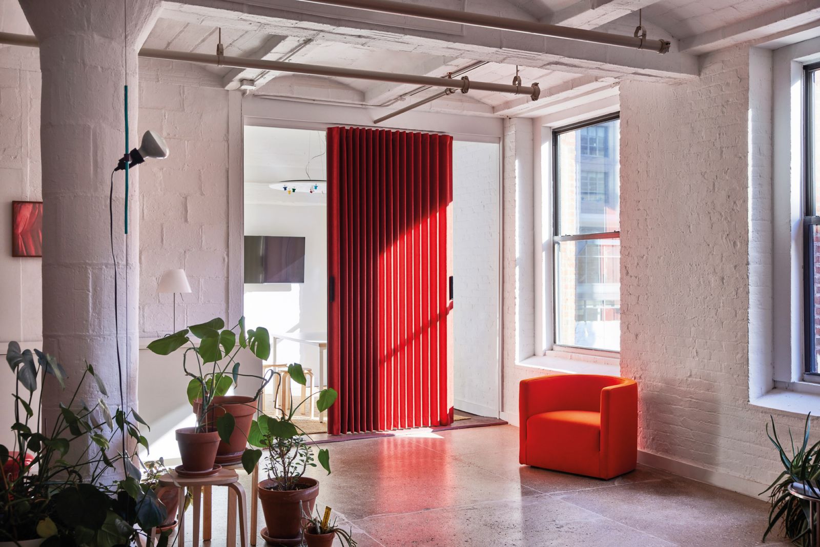 A vibrant fixture from door specialist Dooor, who participated in Find – Design Fair Asia