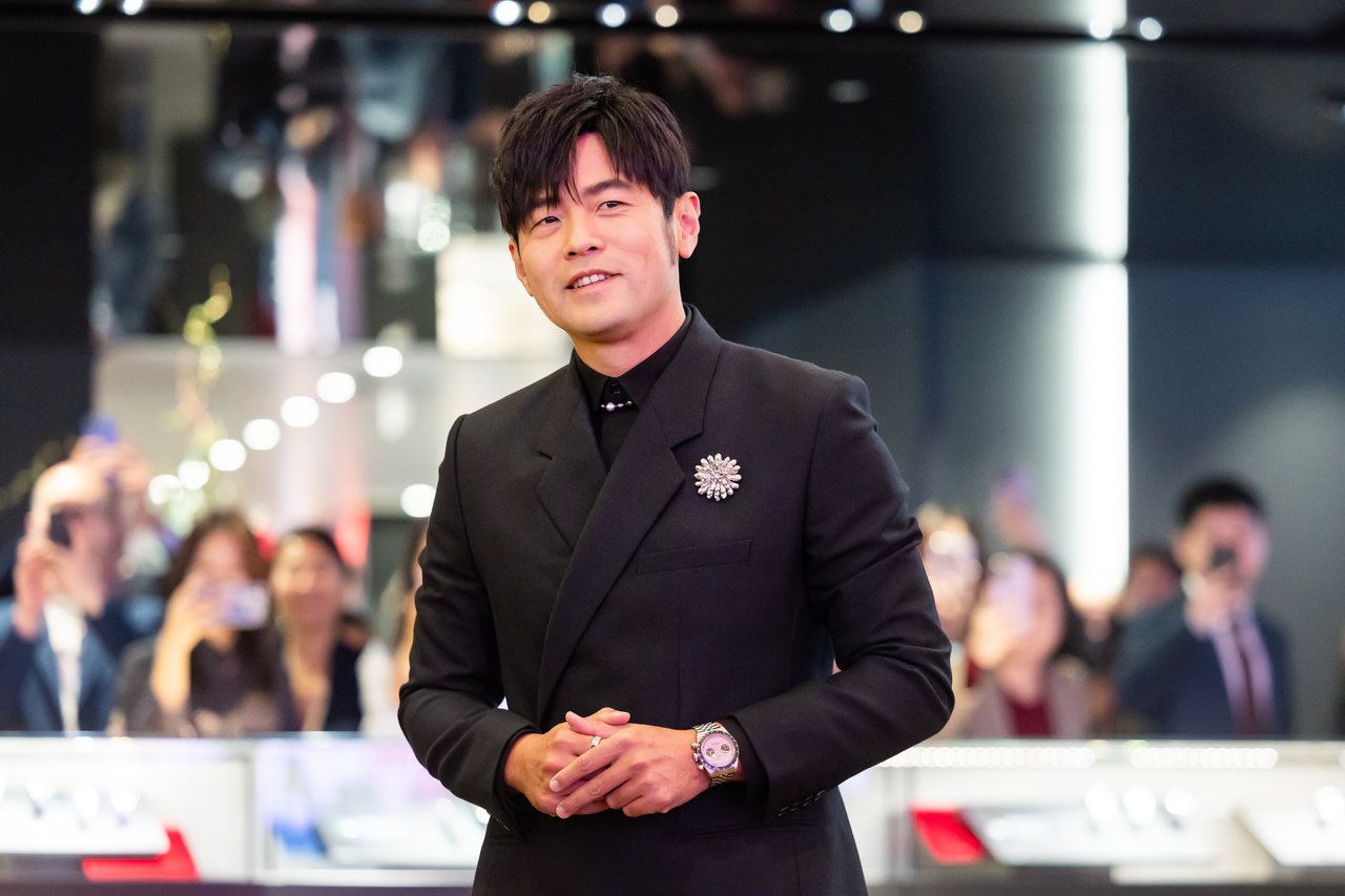Jay Chou at Watches and Wonders GENEVA, in Geneva, Switzerland, Friday, April 4, 2025. The Master Event of the Watches and Wonders ecosystem brings together the leading names of the Watchmaking and luxury industry from April 1 to April 7, 2025 at Geneva Palexpo. (WWGF/KEYSTONE/Cyril Zingaro)