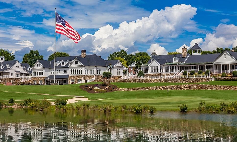 Trump National Golf Club Charlotte được xem là một trong những sân golf ngoạn mục nhất khu vực Đông Nam nước Mỹ. Ảnh: Trump National Golf Club Charlotte.
