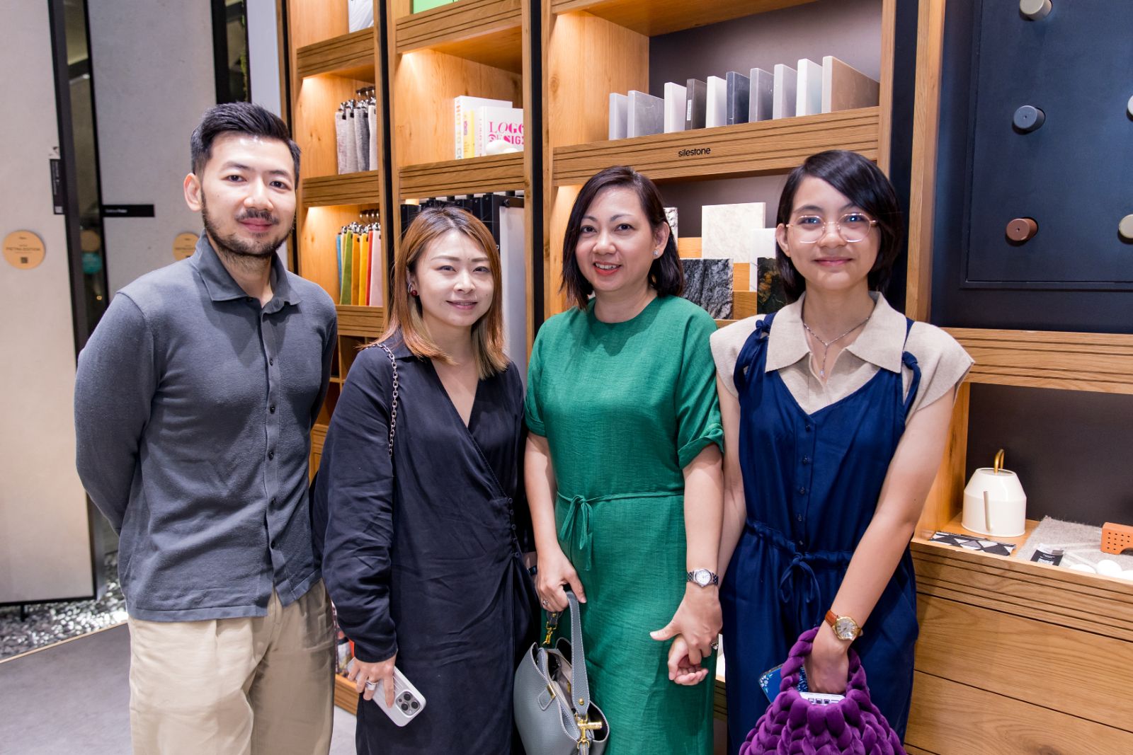 Sujono Lim, Molina Hun, Christine Sipin and Tamara Gorion