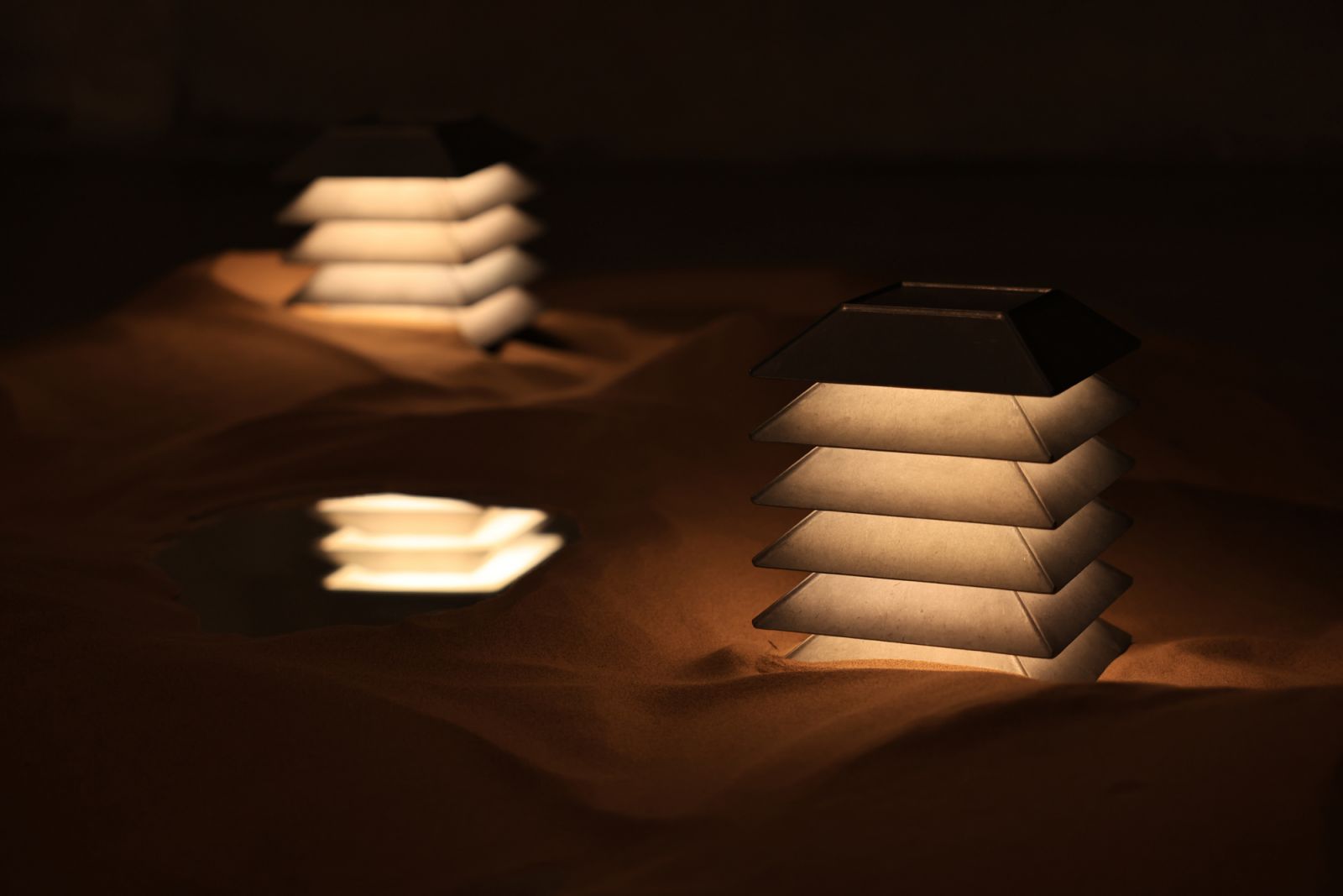 The Mario Tsai Pagoda light from Sol Luminaire