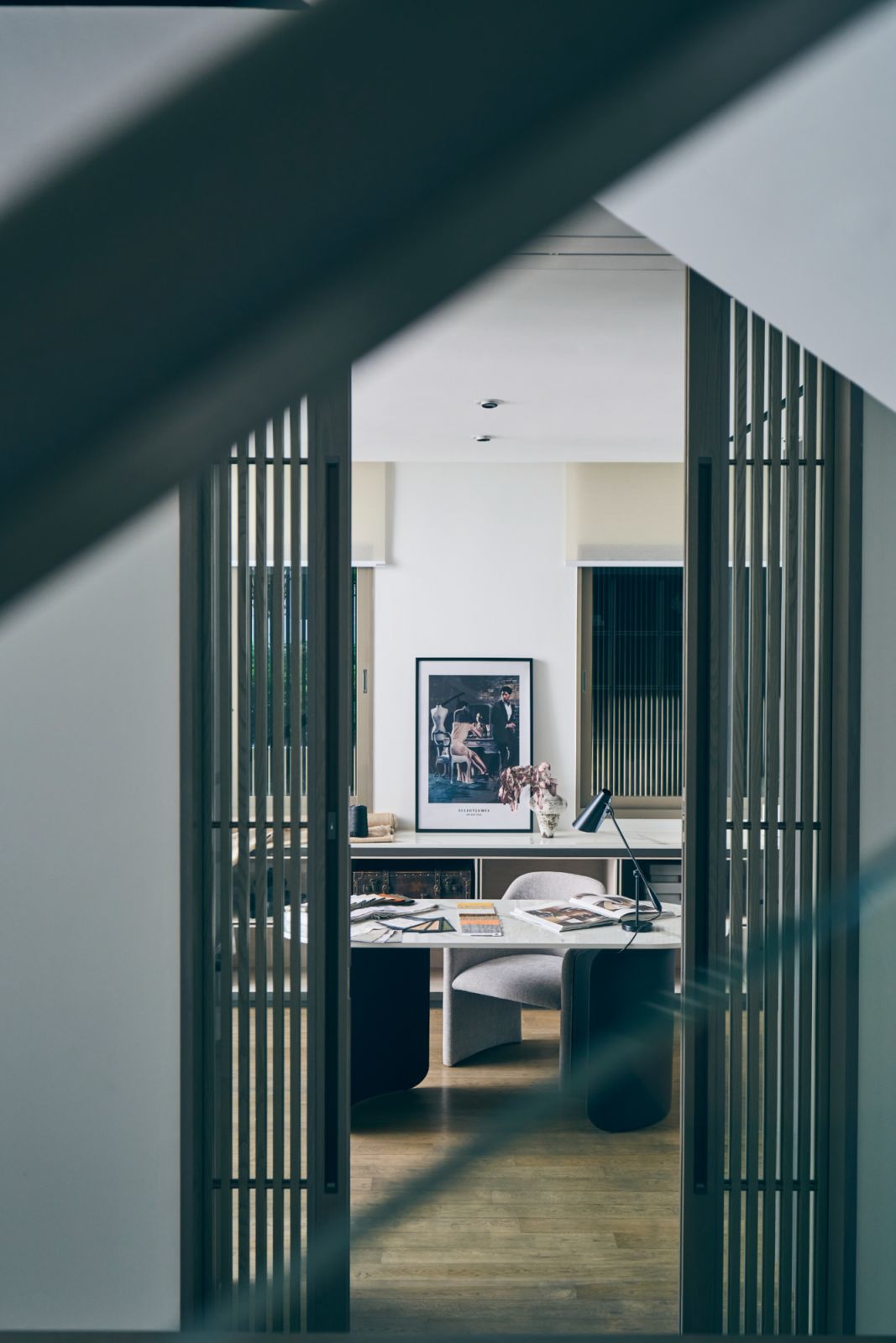 A view of the townhouse’s creative studio