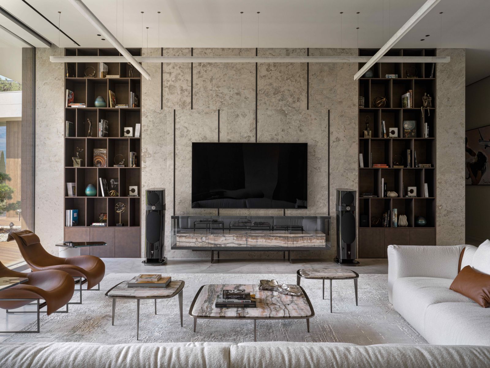Yakovenko prioritised up to six different types of premium natural stone for an added touch of luxury