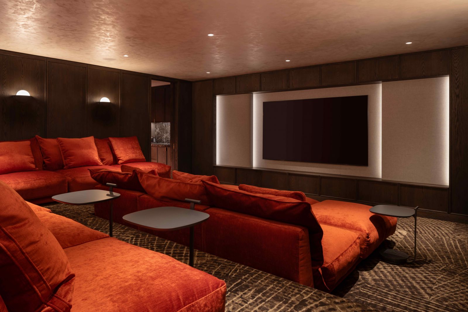 The cinema room