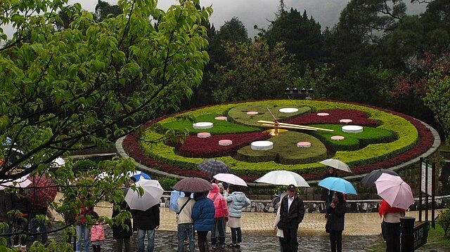 Yangmingshan National Park Flower Clock, Taipei, Taiwan