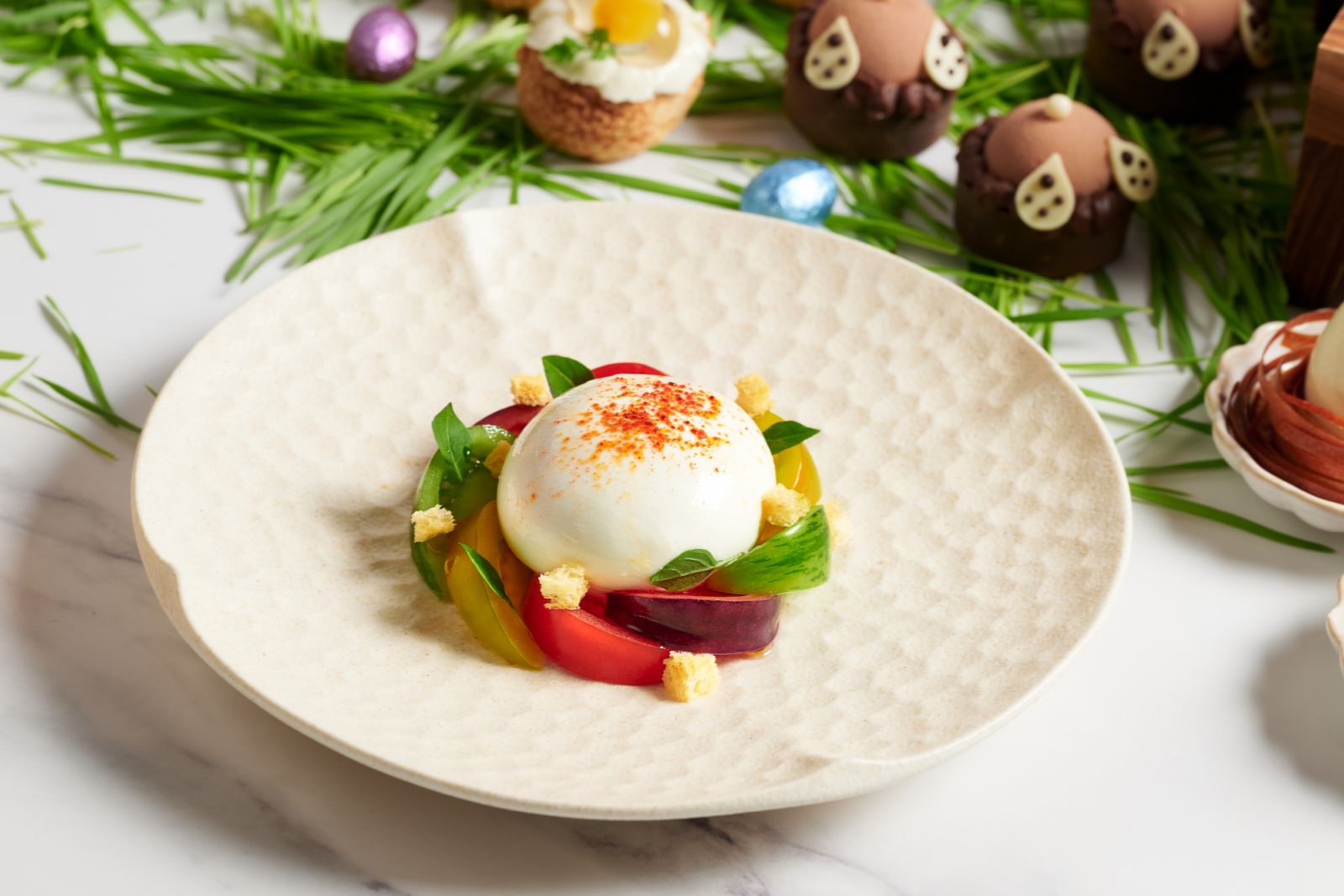 Burrata appetiser