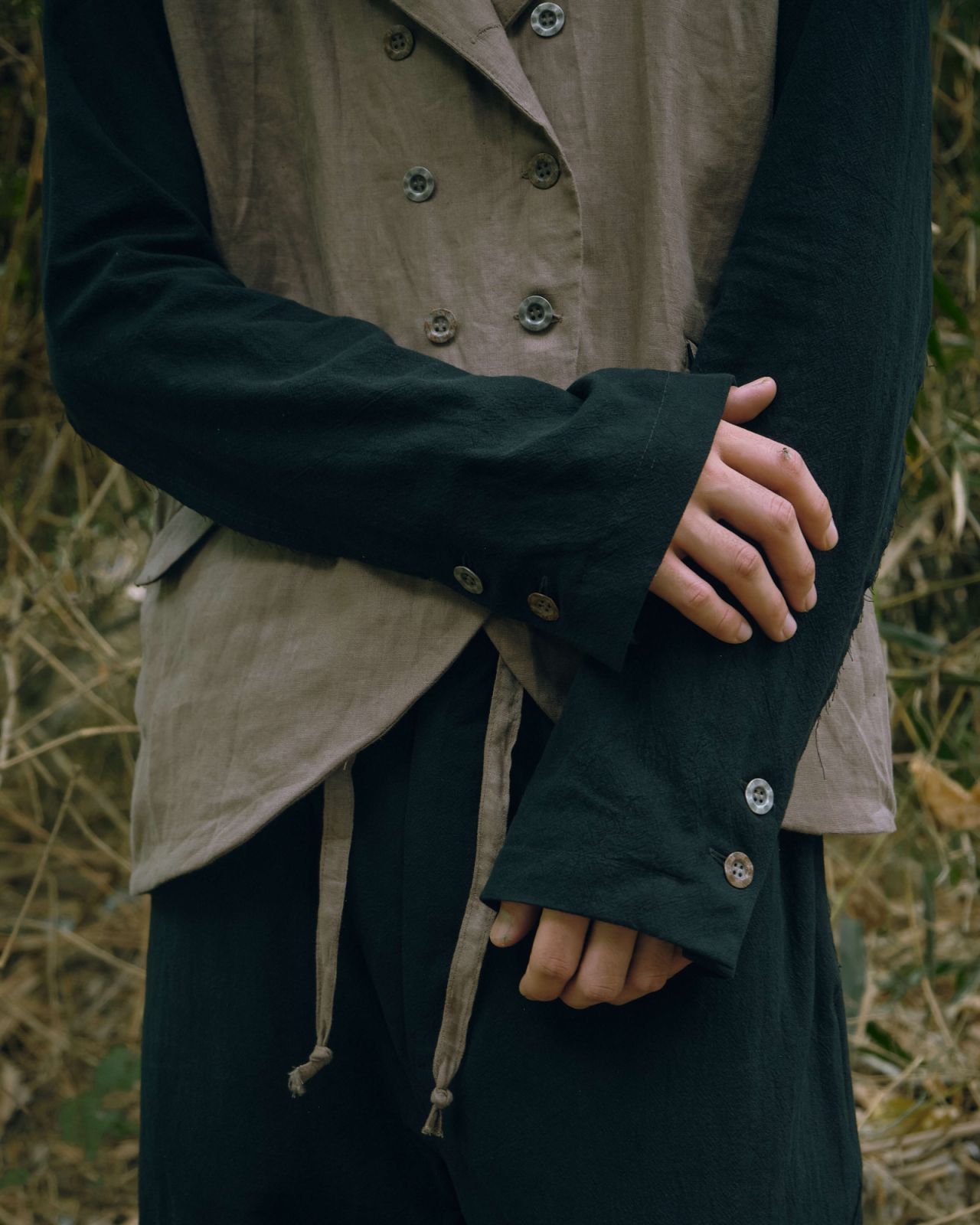 A look from Collection III.V by Construction Layers (Photo: Courtesy of PHx Fashion Group)