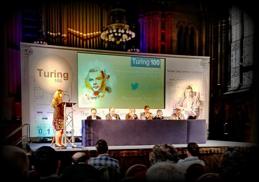 A panel on the Turing test in Manchester (Photo: pedrik/ Wikimedia Commons)