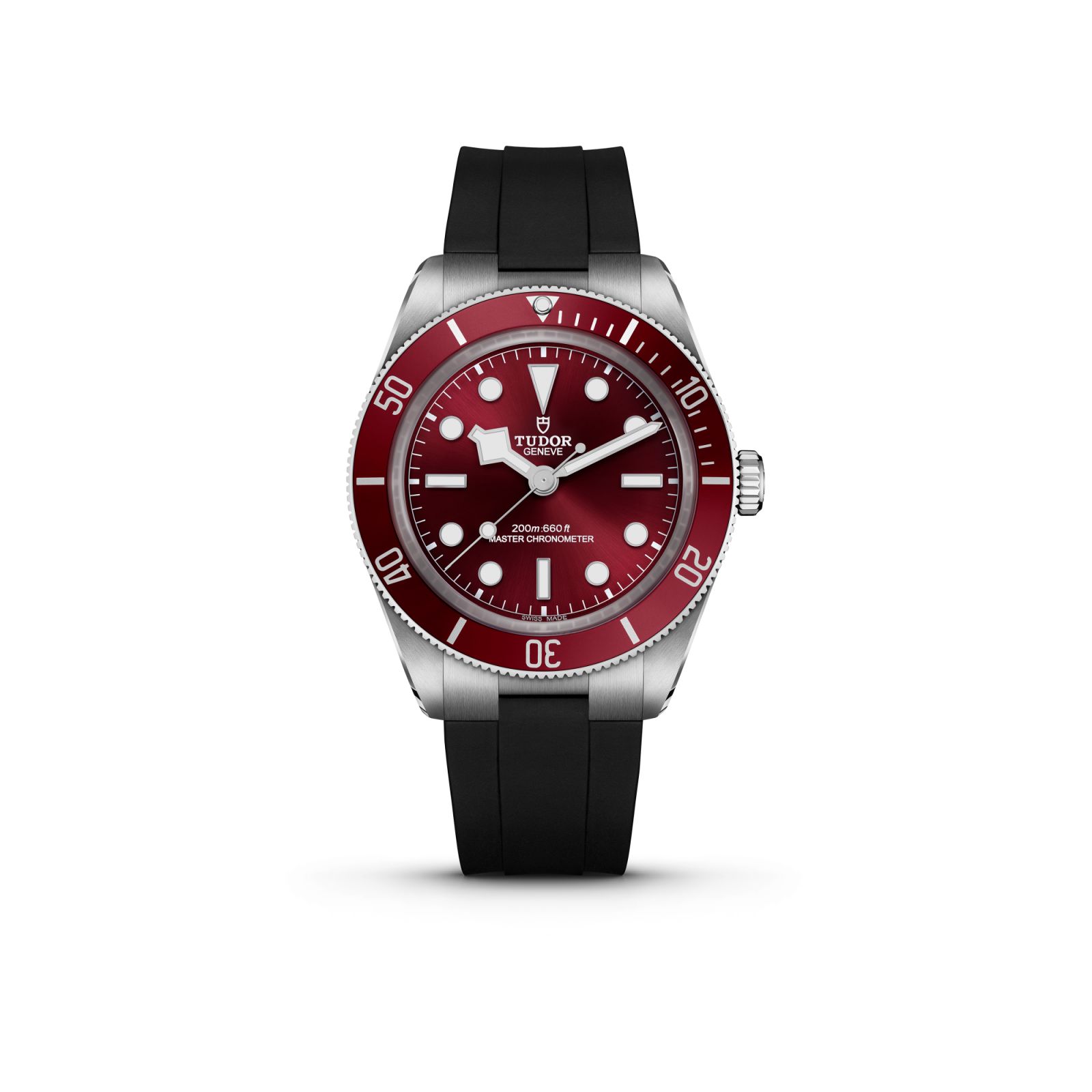 Tudor Black Bay 58 Burgundy with rubber strap